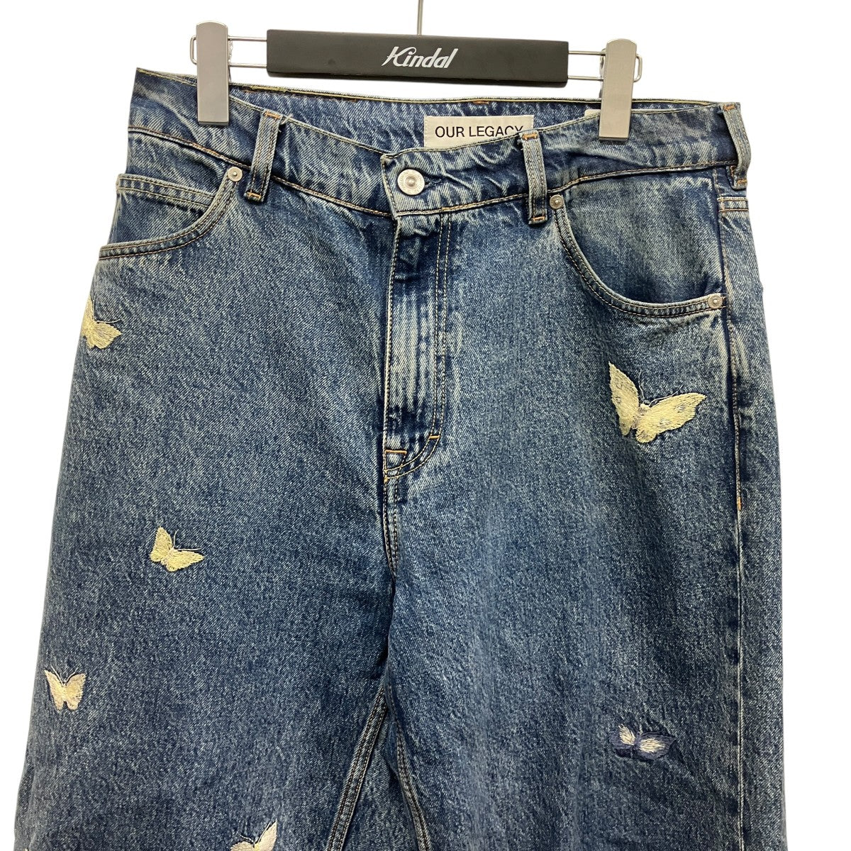 OUR LEGACY VAST CUT Indigo ButterflyデニムパンツM2255VCI 古着・中古-3枚目のアイテム画像