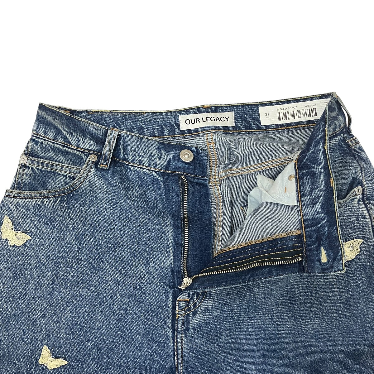 OUR LEGACY VAST CUT Indigo ButterflyデニムパンツM2255VCI 古着・中古-5枚目のアイテム画像