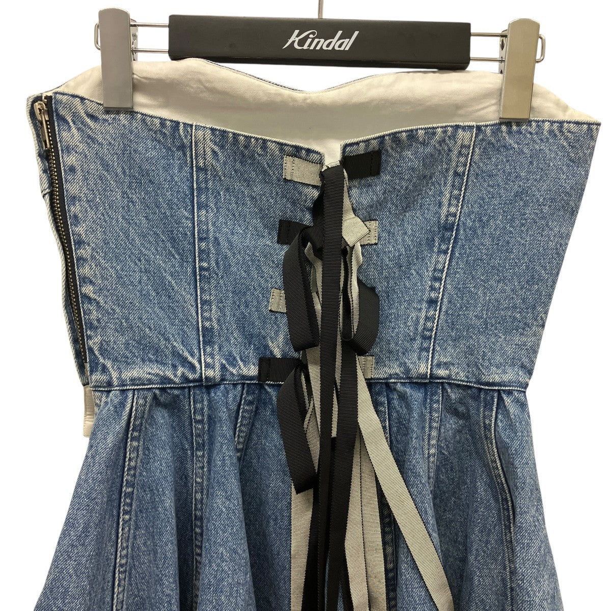 TANAKA デニムコルセットミニワンピースST-197A-AB BUSTIER 古着・中古-3枚目のアイテム画像