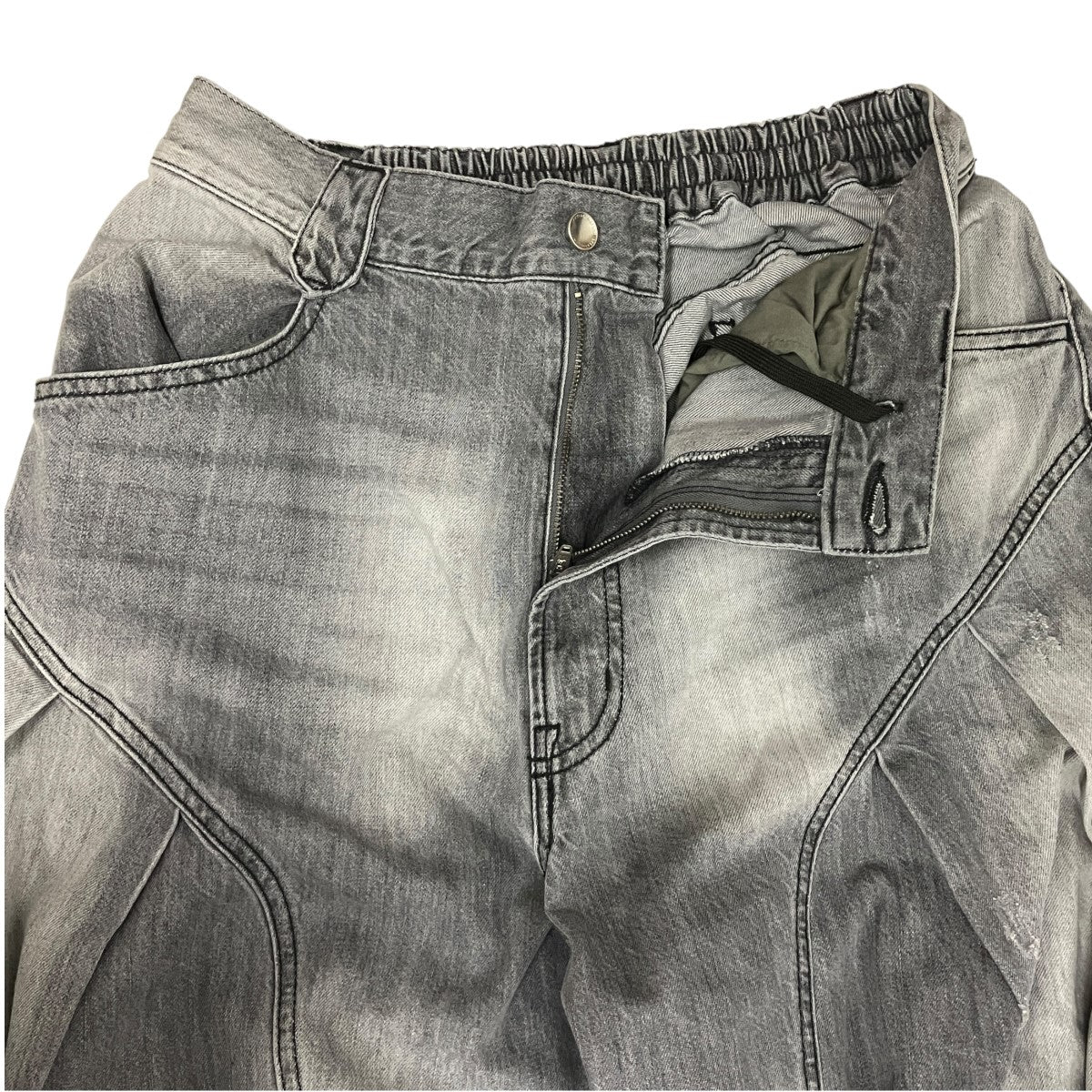 MAISON SPECIAL 3D Cut Prime-Wide Gathered Denim Pantsイージーデニムパンツ11261461504 古着・中古-5枚目のアイテム画像