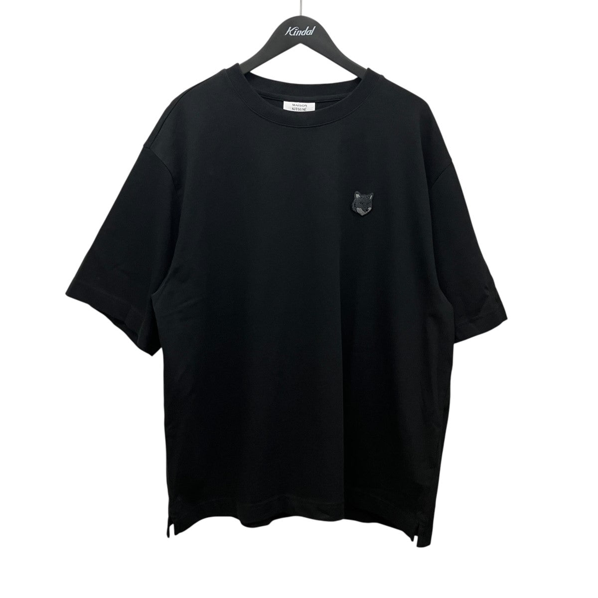 MAISON KITSUNE BOLD FOX HEAD PATCH刺しゅうワッペンTシャツLM00107KJ0119 古着・中古-1枚目のアイテム画像