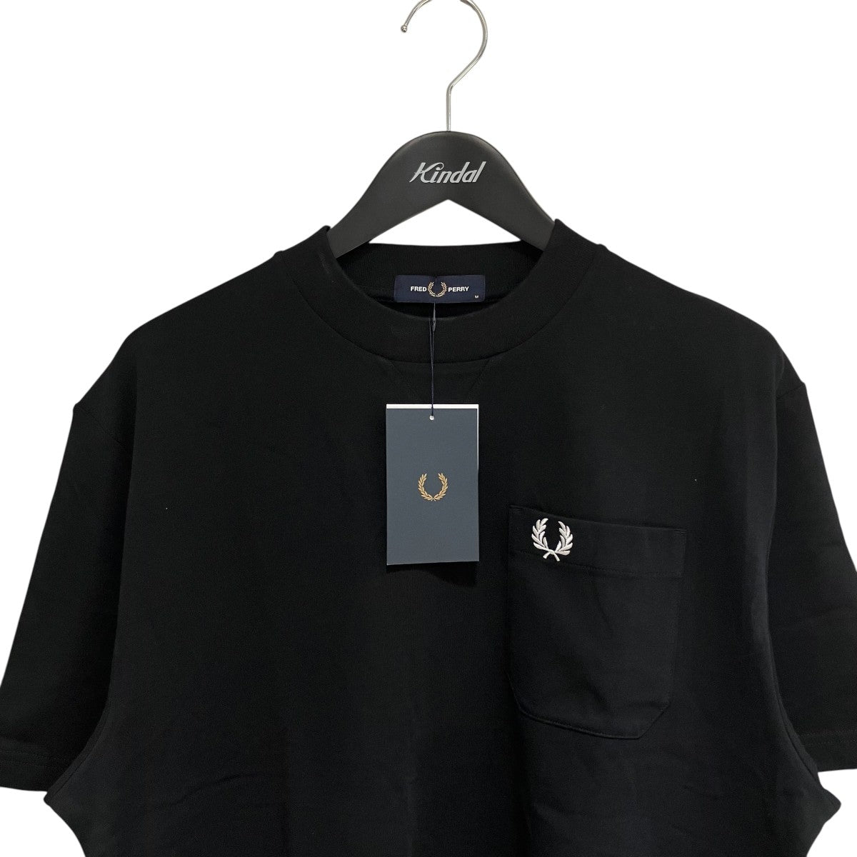 FRED PERRY Pocket Detail T-Shirt刺しゅうロゴポケットTシャツM2408 古着・中古-3枚目のアイテム画像
