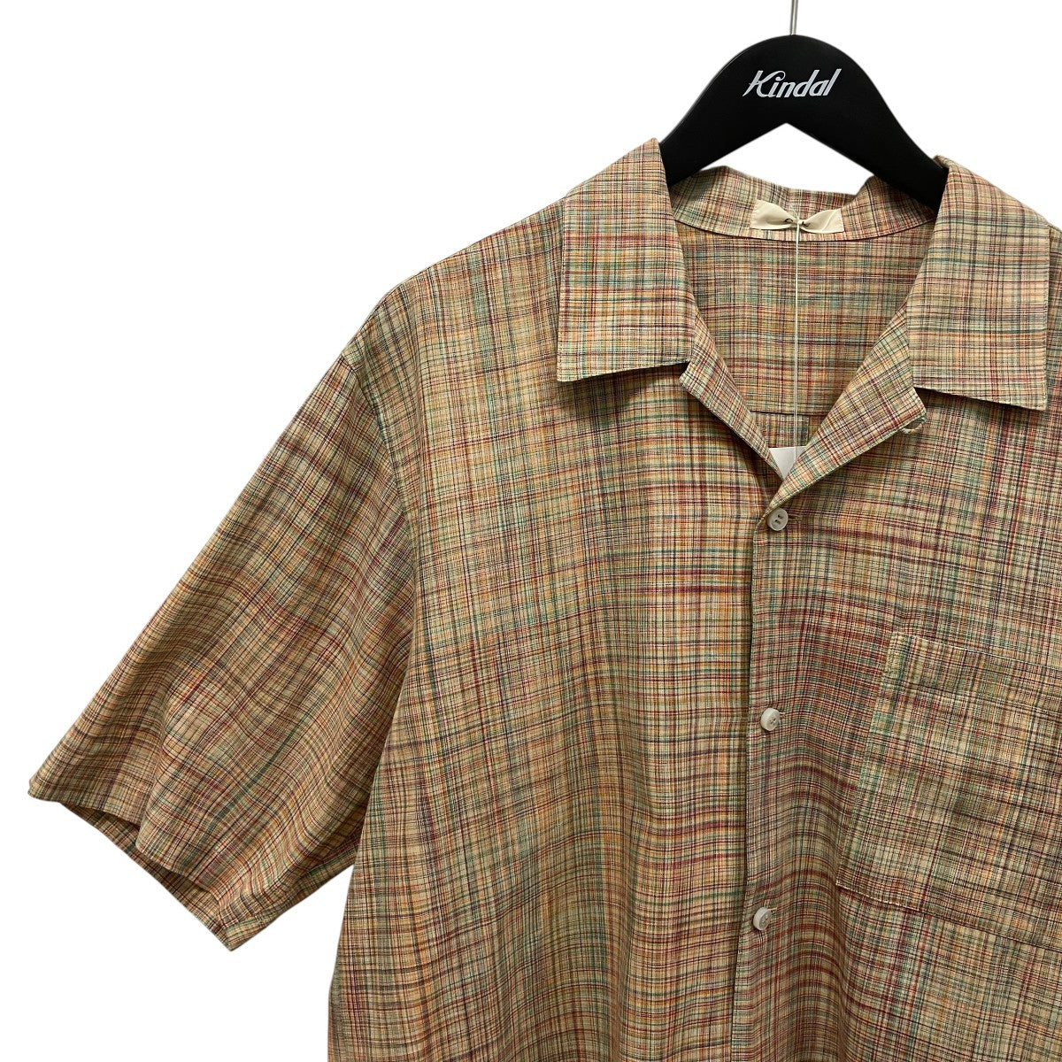 Cale カスリ チェック ショートスリーブ シャツC261F05B01 古着・中古-5枚目のアイテム画像