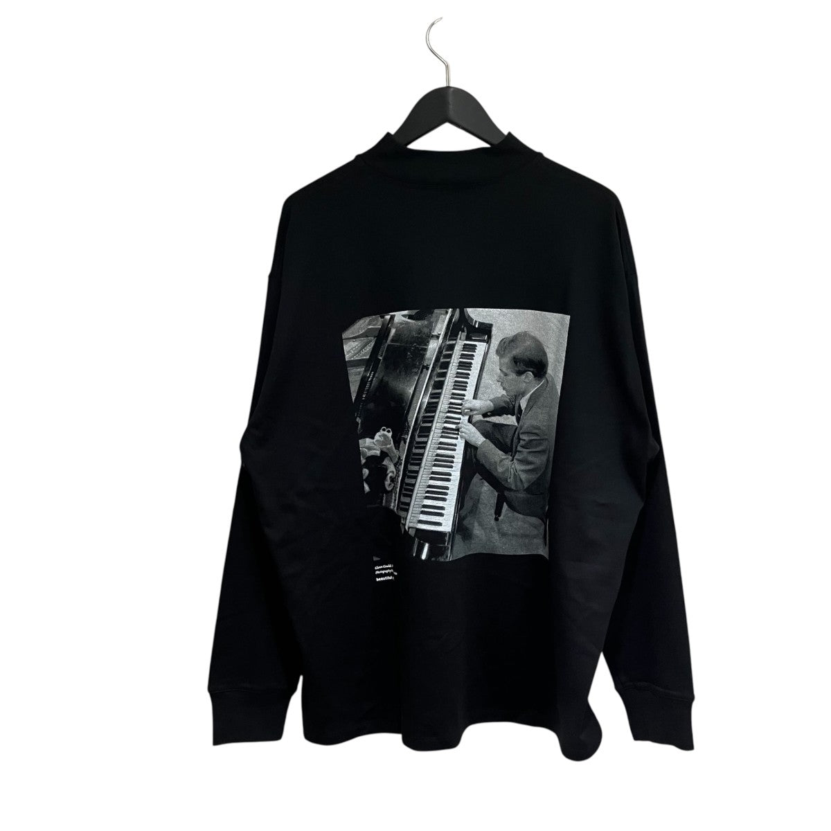 beautiful people suvin pima jersey glenn gould T-shirtモックネック長袖Tシャツ 古着・中古-2枚目のアイテム画像