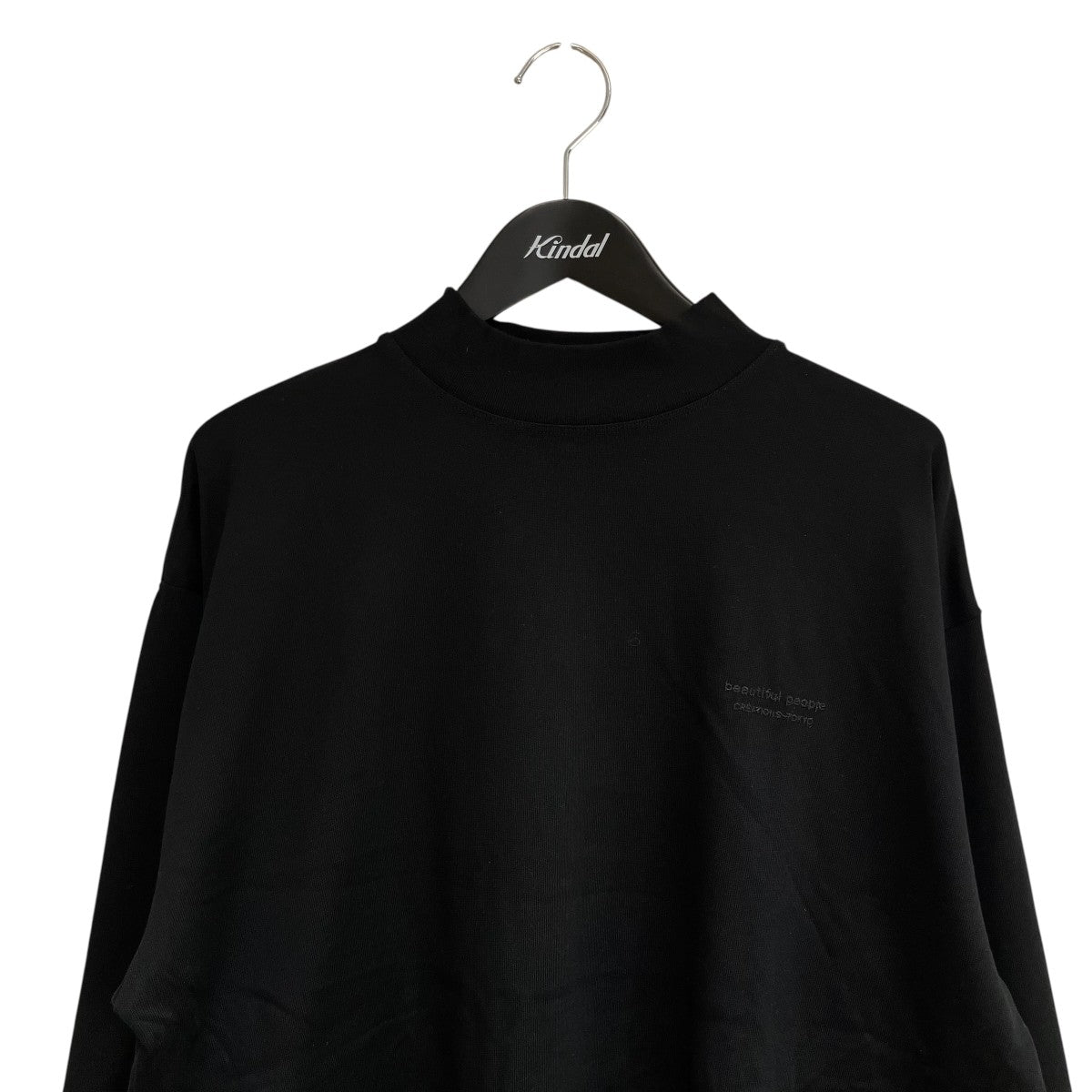 beautiful people suvin pima jersey glenn gould T-shirtモックネック長袖Tシャツ 古着・中古-3枚目のアイテム画像