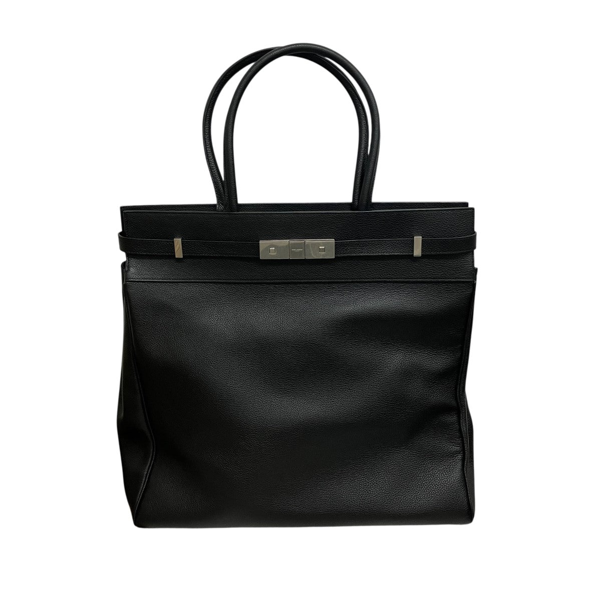 Saint Laurent Paris レザートートバッグ757302 ﾏﾝﾊｯﾀﾝ N/S ﾄｰﾄ 古着・中古-1枚目のアイテム画像