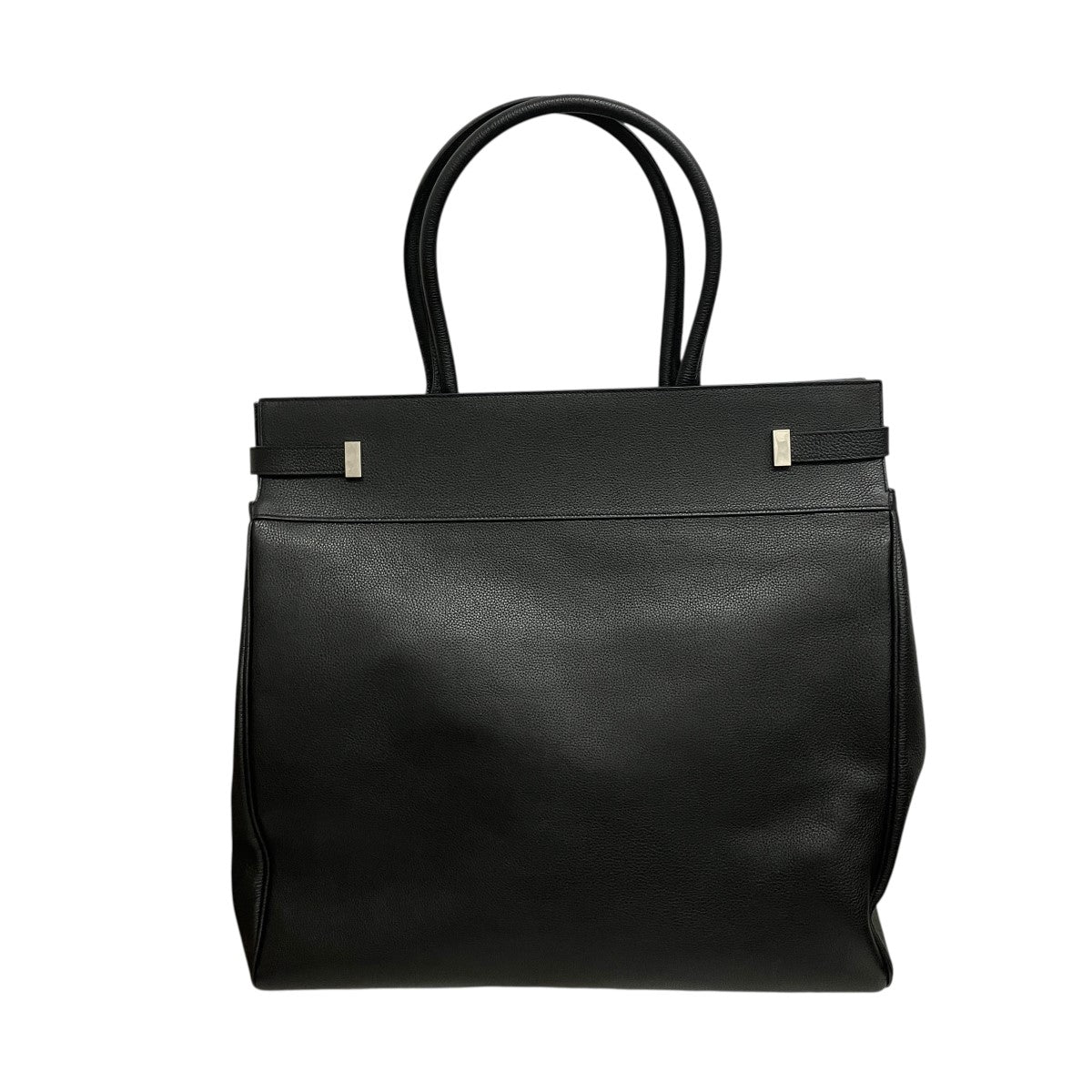 Saint Laurent Paris レザートートバッグ757302 ﾏﾝﾊｯﾀﾝ N/S ﾄｰﾄ 古着・中古-2枚目のアイテム画像