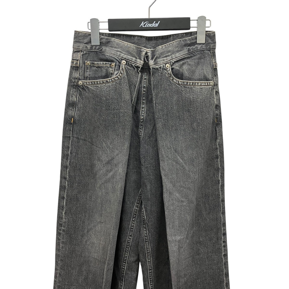 JOHN LAWRENCE SULLIVAN WASHED DENIM WIDE PANTSデニムパンツJLSW-16 古着・中古-3枚目のアイテム画像