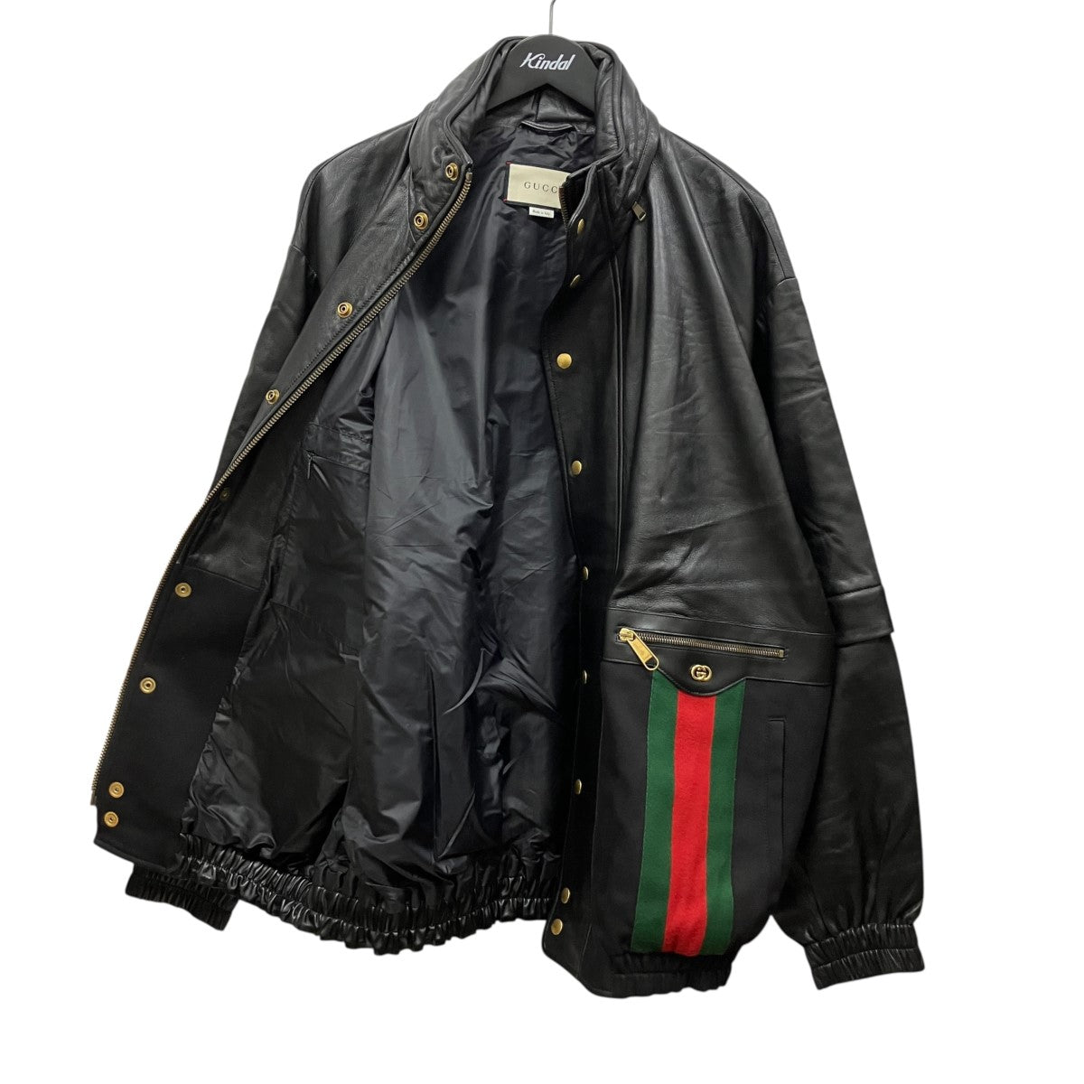GUCCI レザージャケット624737 古着・中古-3枚目のアイテム画像