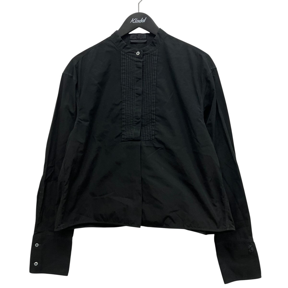 JIL SANDER バンドカラークロップドシャツJ53DL0005 J45001 古着・中古-1枚目のアイテム画像