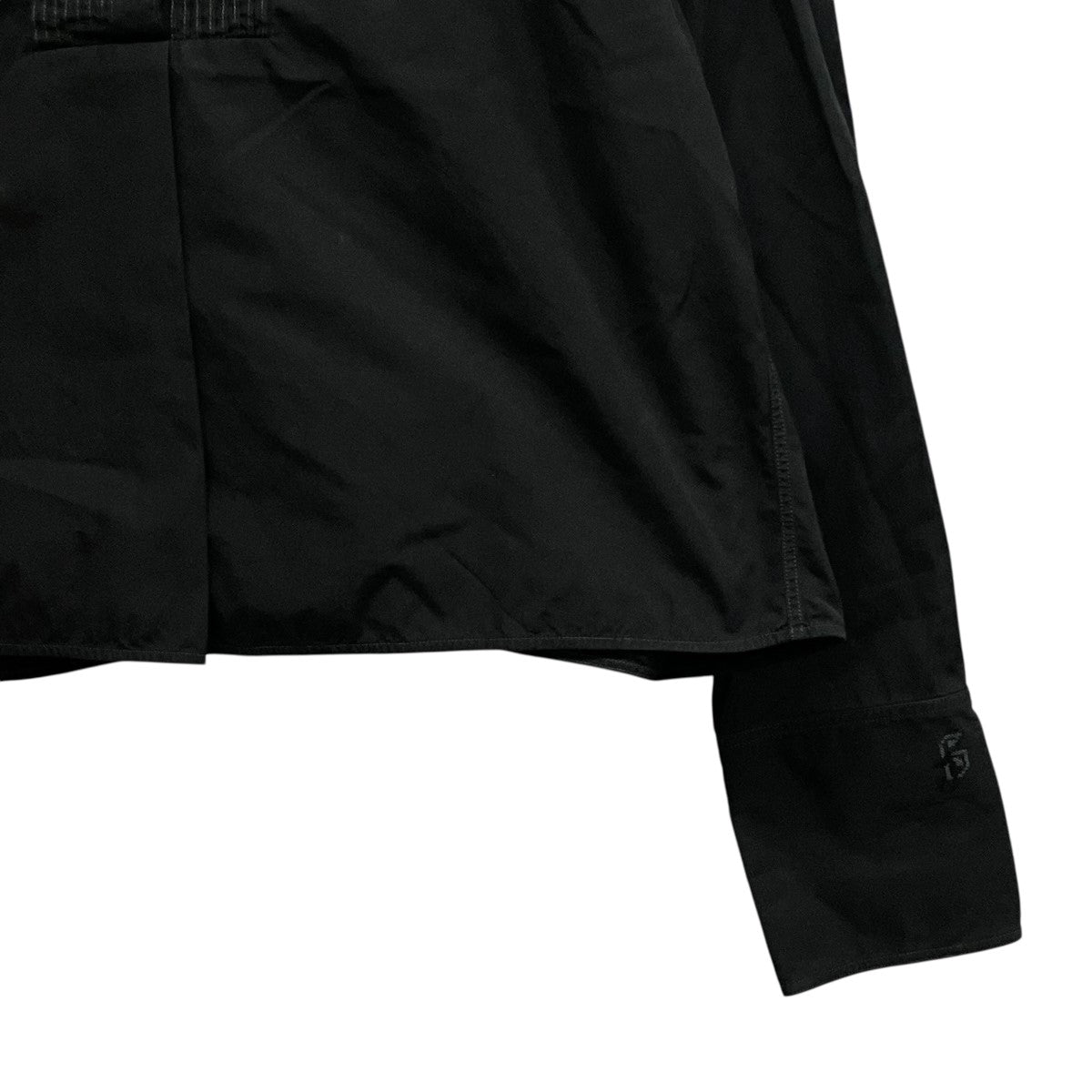JIL SANDER バンドカラークロップドシャツJ53DL0005 J45001 古着・中古-4枚目のアイテム画像