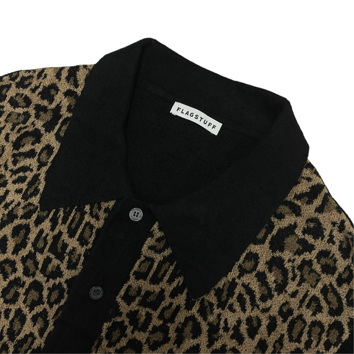 FLAGSTUFF L S LEOPARD SWEATERレオパードカーディガンFS1537 古着・中古-5枚目のアイテム画像