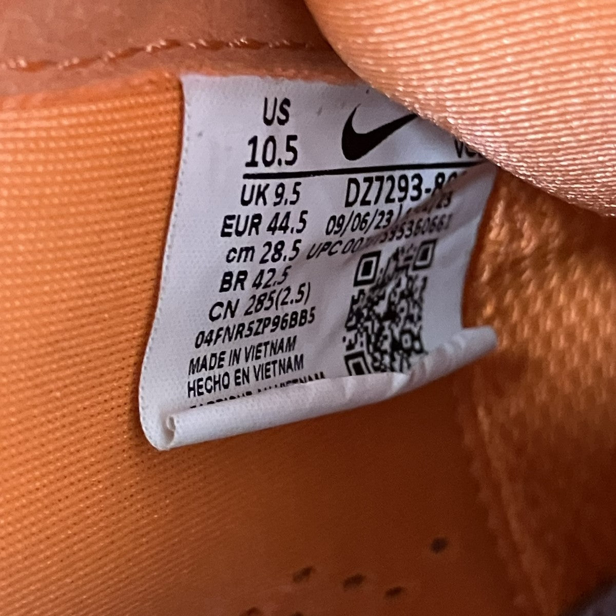 NIKE×NOCTA Hot Step 2 Total OrangeローカットスニーカーDZ7293-800 古着・中古-6枚目のアイテム画像