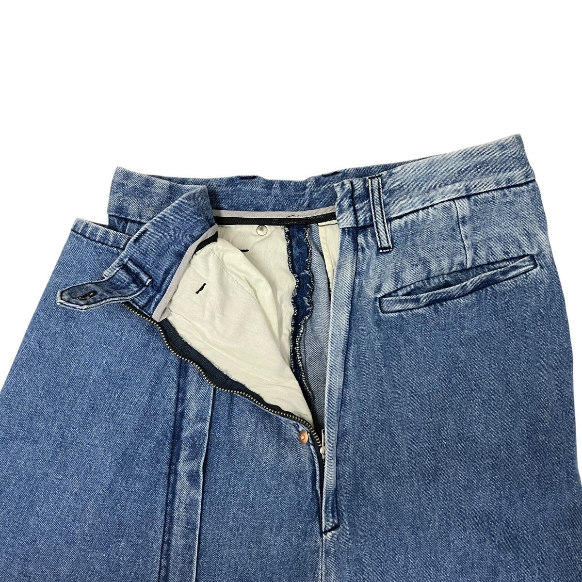 THE WIDE SKIRT PANTSデニムスカートパンツST-152