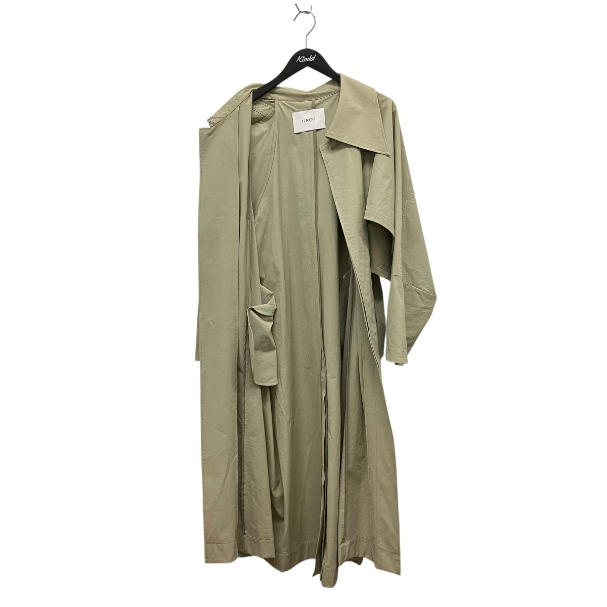IIROT Over Yoke 2way Coatステンカラーコート017-022-WC14 古着・中古-3枚目のアイテム画像