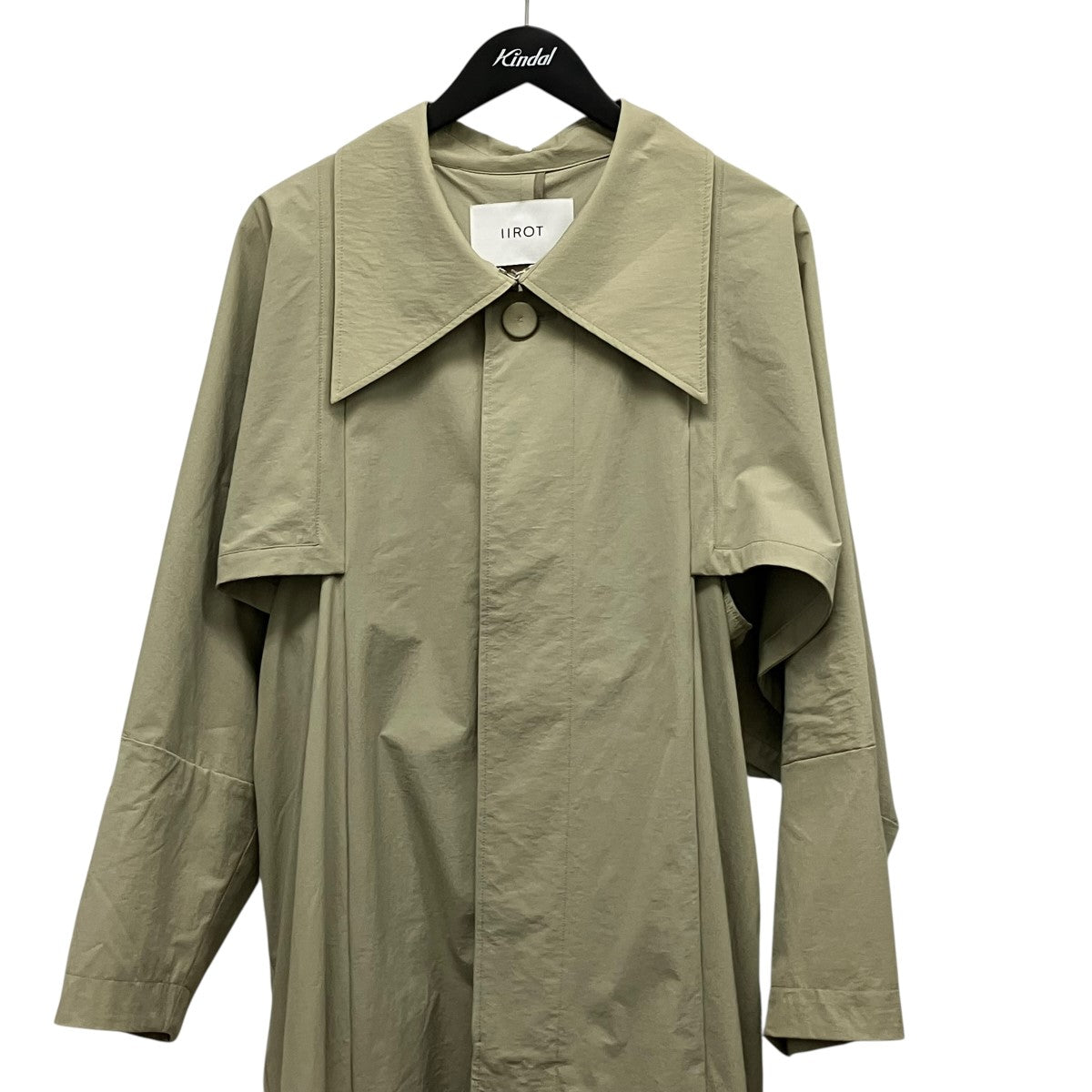 IIROT Over Yoke 2way Coatステンカラーコート017-022-WC14 古着・中古-4枚目のアイテム画像