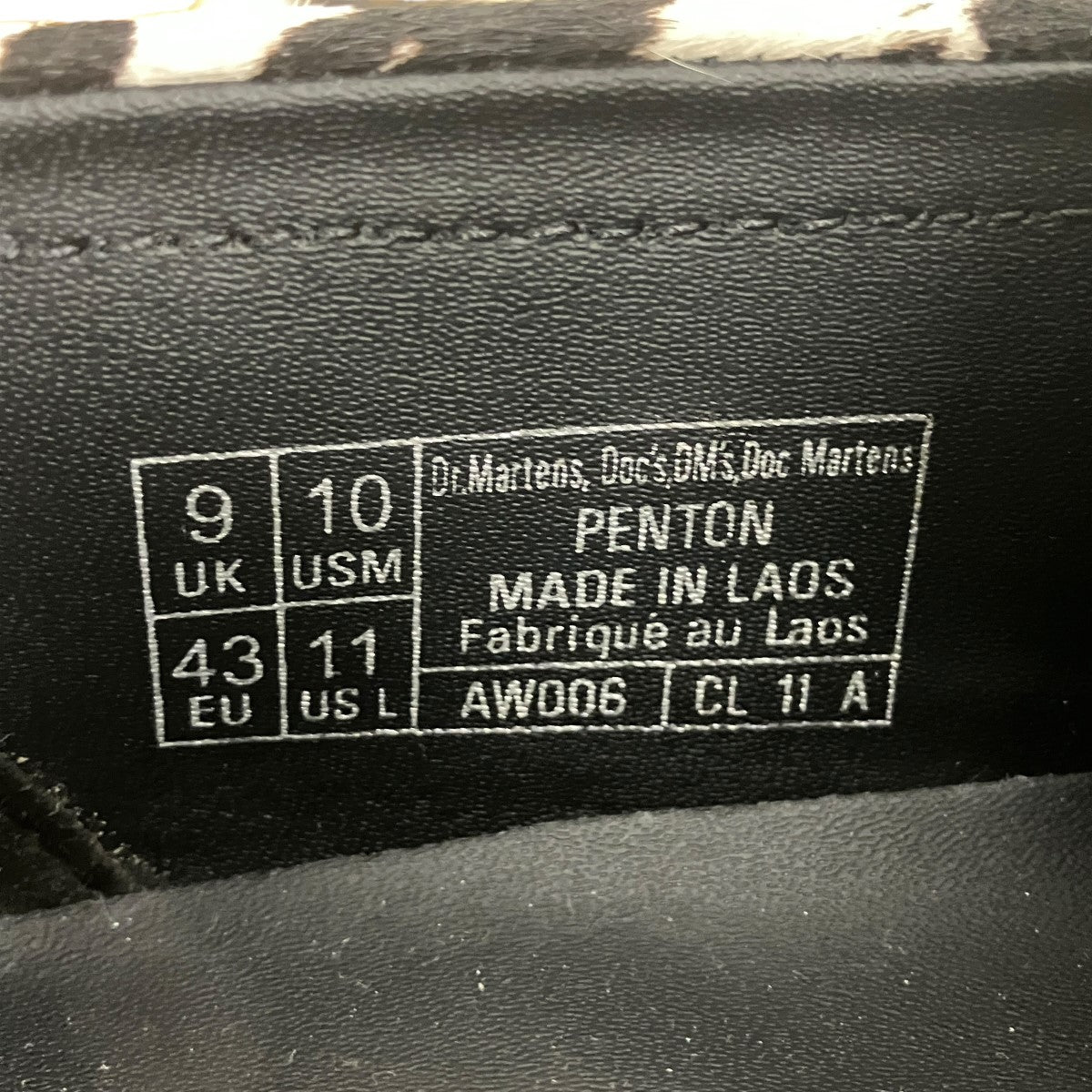 Dr．Martens PENTONハラコローファー 古着・中古-6枚目のアイテム画像
