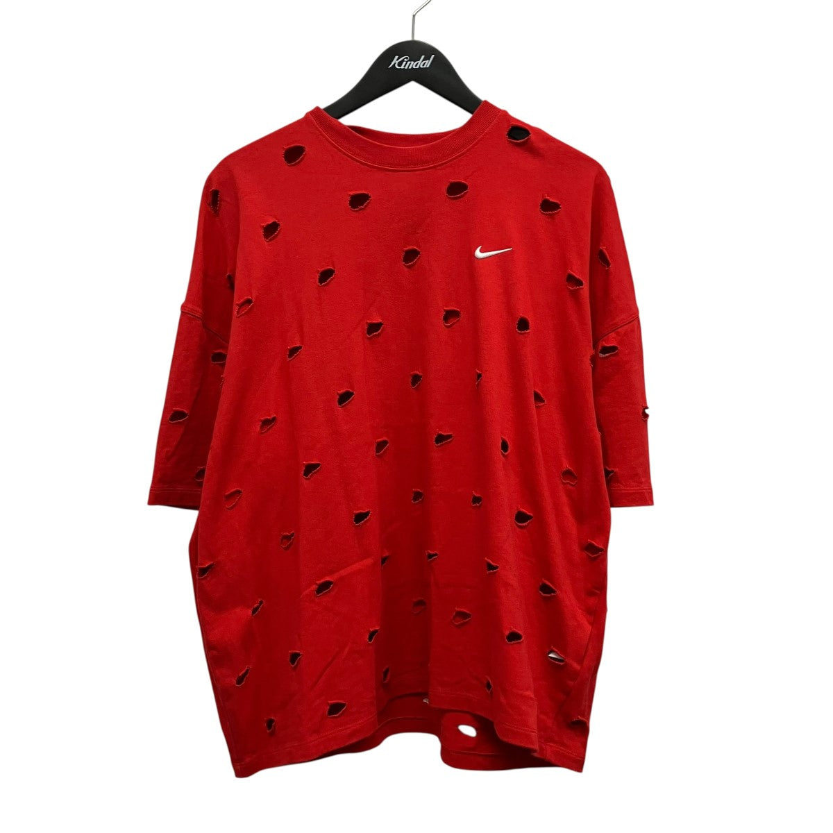 NIKE×JACQUEMUS ダメージ加工TシャツFJ3478-657 古着・中古-1枚目のアイテム画像