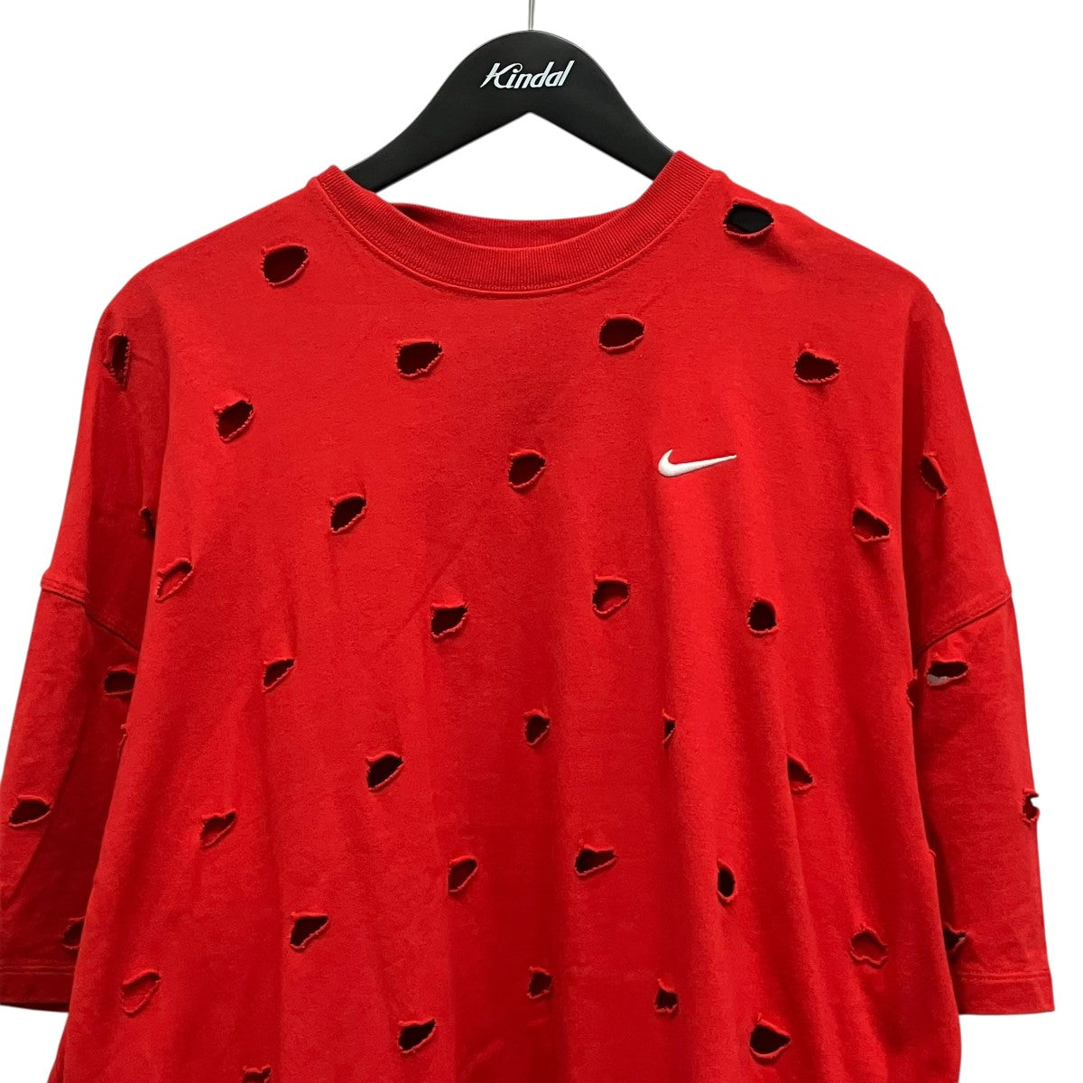 NIKE×JACQUEMUS ダメージ加工TシャツFJ3478-657 古着・中古-3枚目のアイテム画像