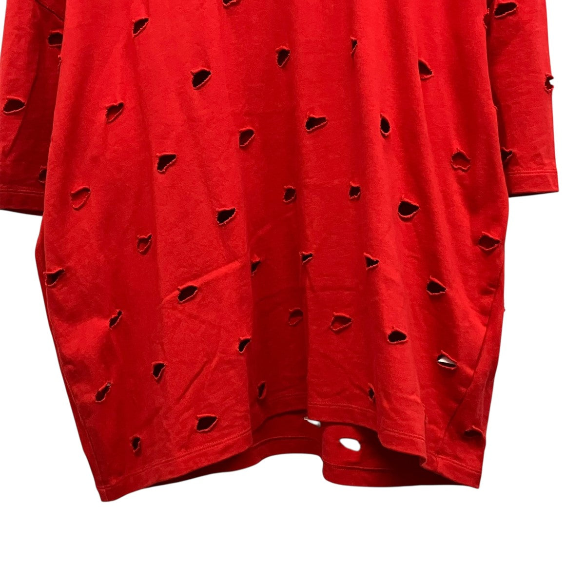 NIKE×JACQUEMUS ダメージ加工TシャツFJ3478-657 古着・中古-4枚目のアイテム画像