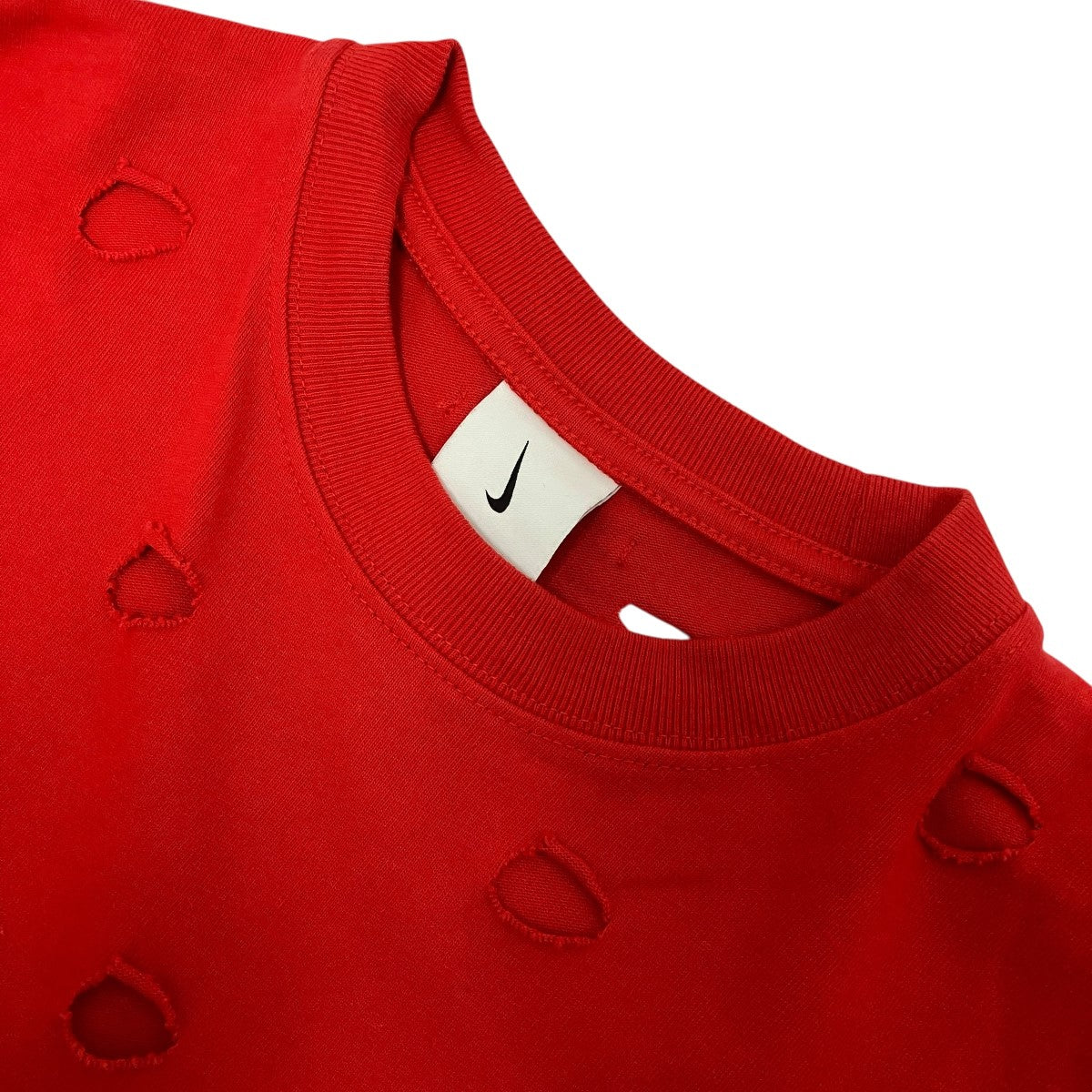 NIKE×JACQUEMUS ダメージ加工TシャツFJ3478-657 古着・中古-5枚目のアイテム画像