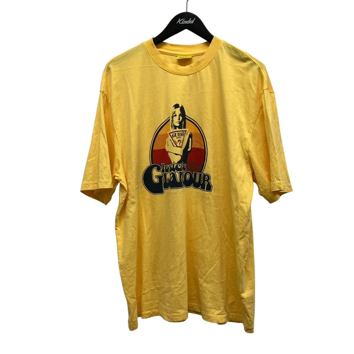 Hysteric Glamour×GUESS jeans Sunrise TeeプリントTシャツM6GIC1K8FQ4 古着・中古-1枚目のアイテム画像
