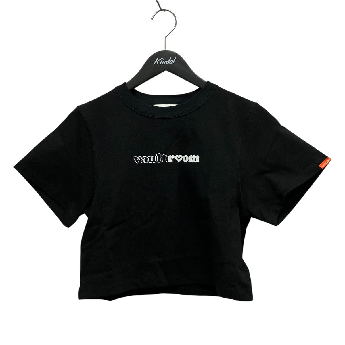 HEART LOGO CROPPED TEEロゴプリントTシャツ