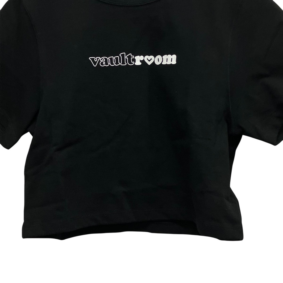 HEART LOGO CROPPED TEEロゴプリントTシャツ