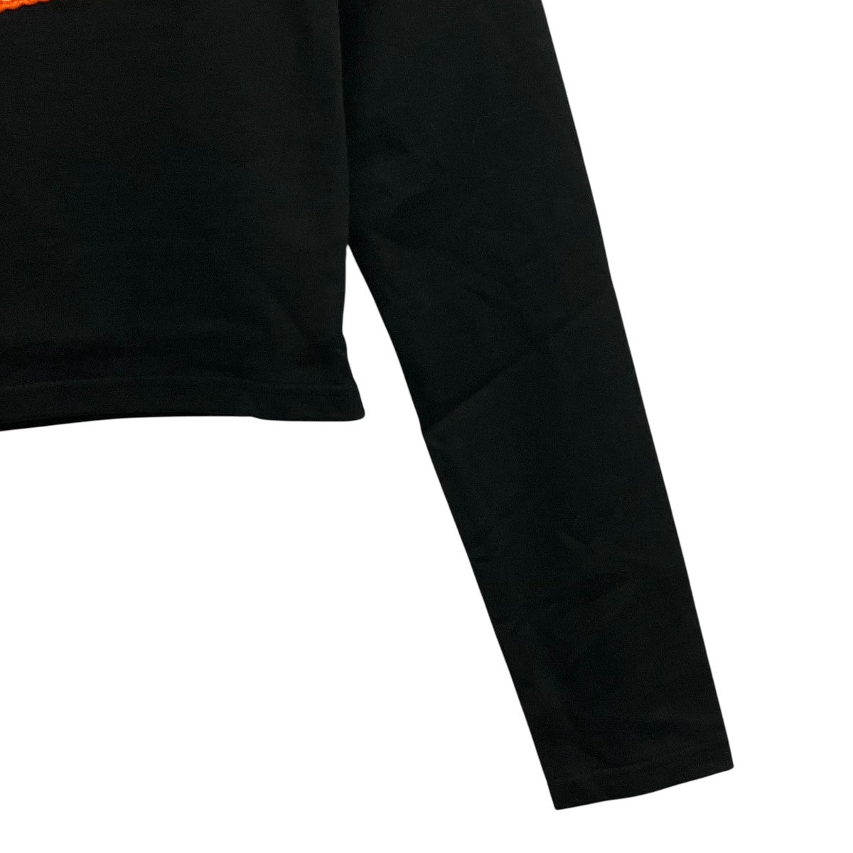 SPARKLE LOGO CROPPED L S TEEロゴ刺しゅう長袖Ｔシャツ