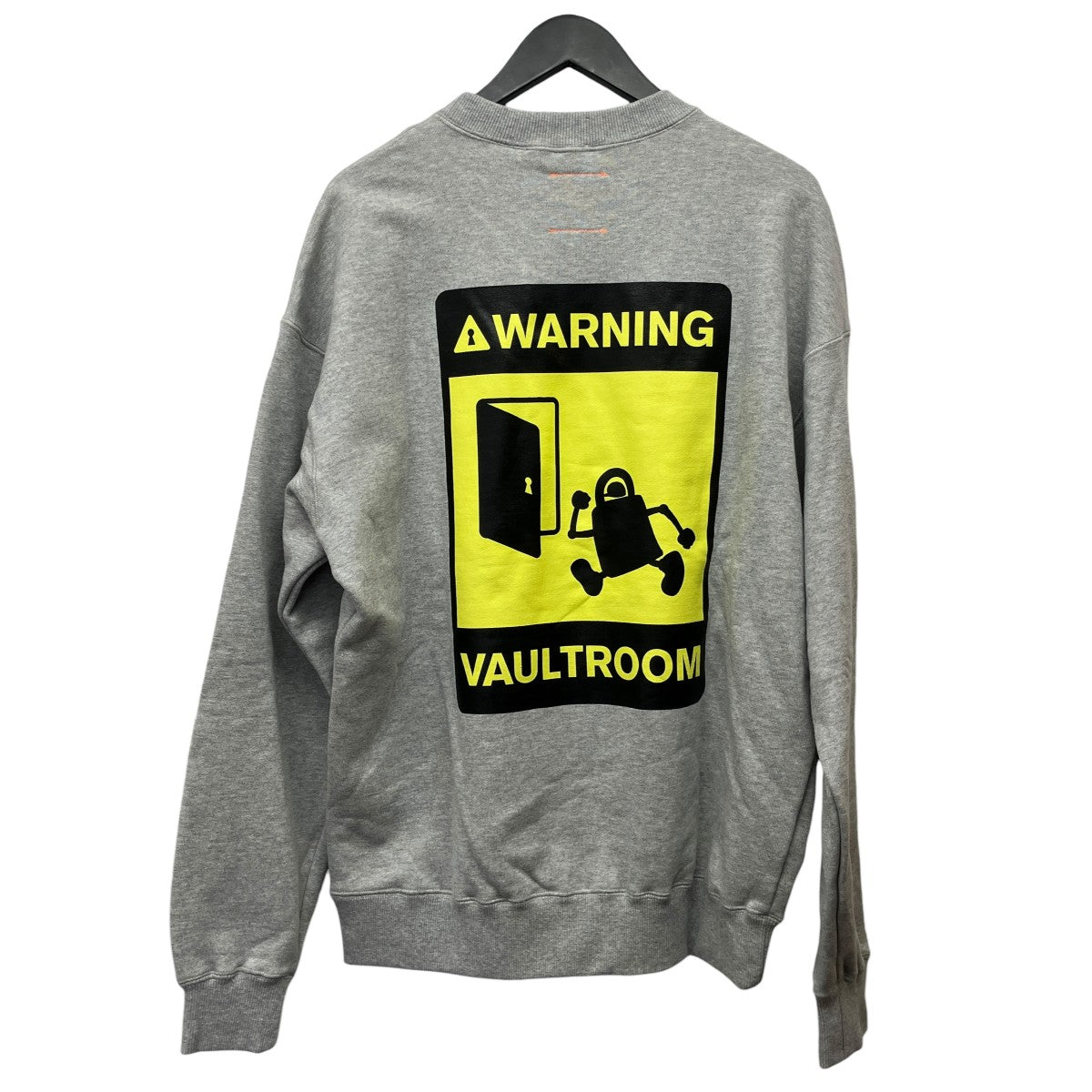 WARNING CREWNECKロゴ刺しゅうスウェット