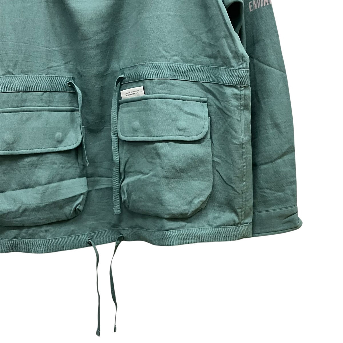 26SSCHAMBER   LS   COTTON． TWILLプルオーバーフーデットシャツ261CWDT-SHM04