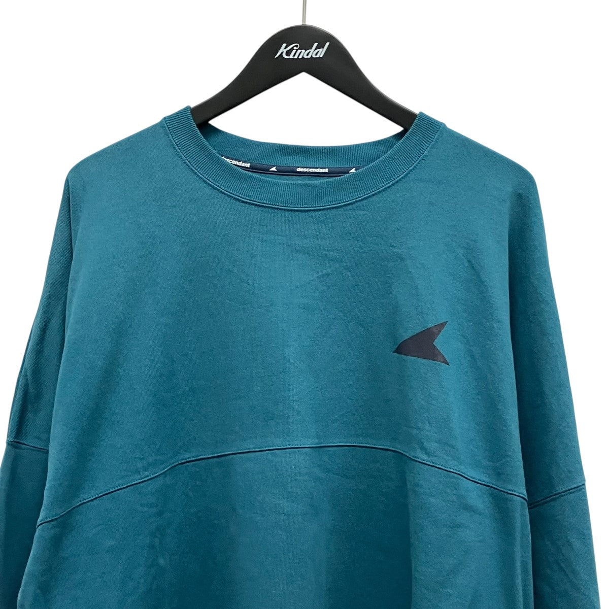 DESCENDANT 25AWCETUS JERSEY LSロゴプリントロングTシャツ 古着・中古-4枚目のアイテム画像