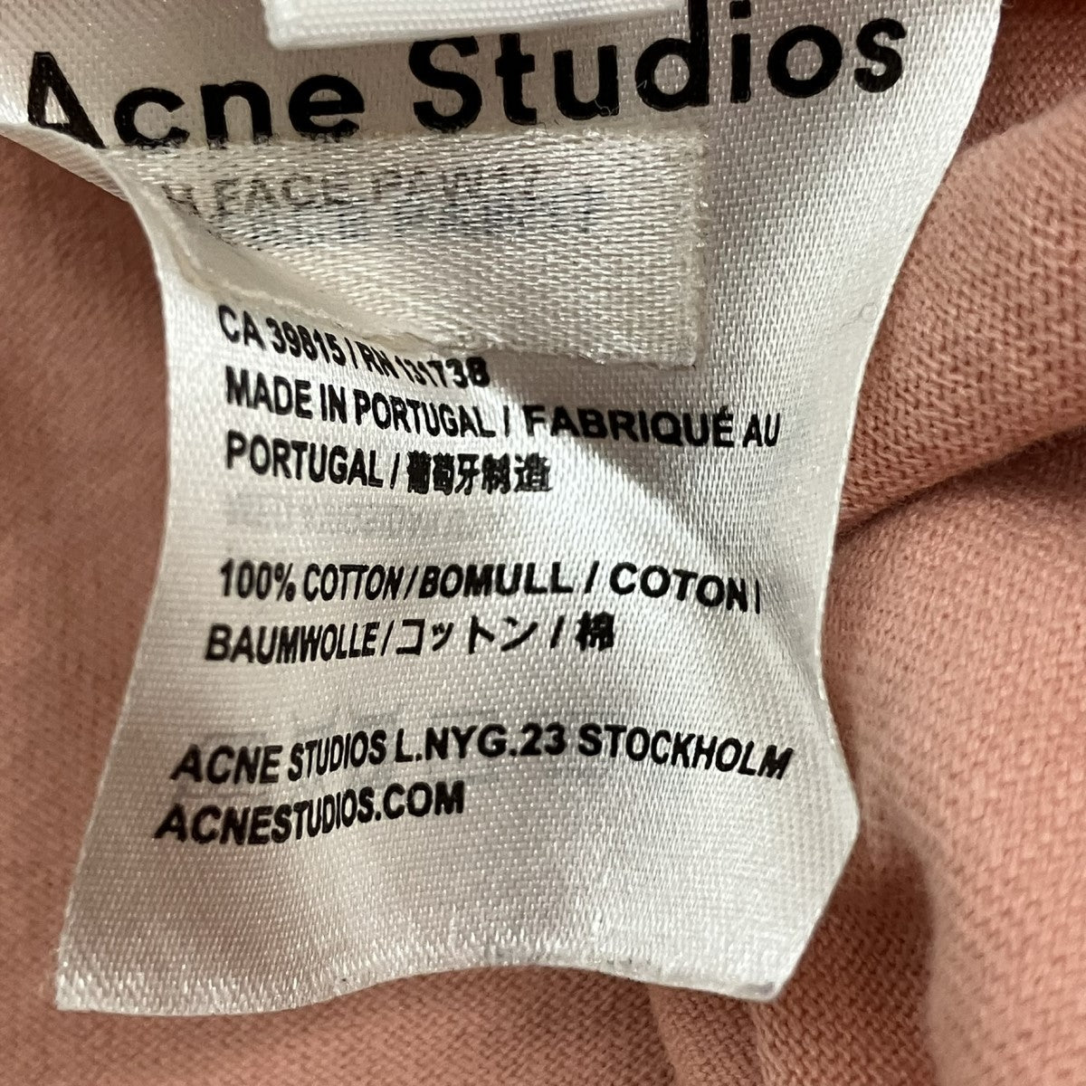 フェイスロゴパッチTシャツ