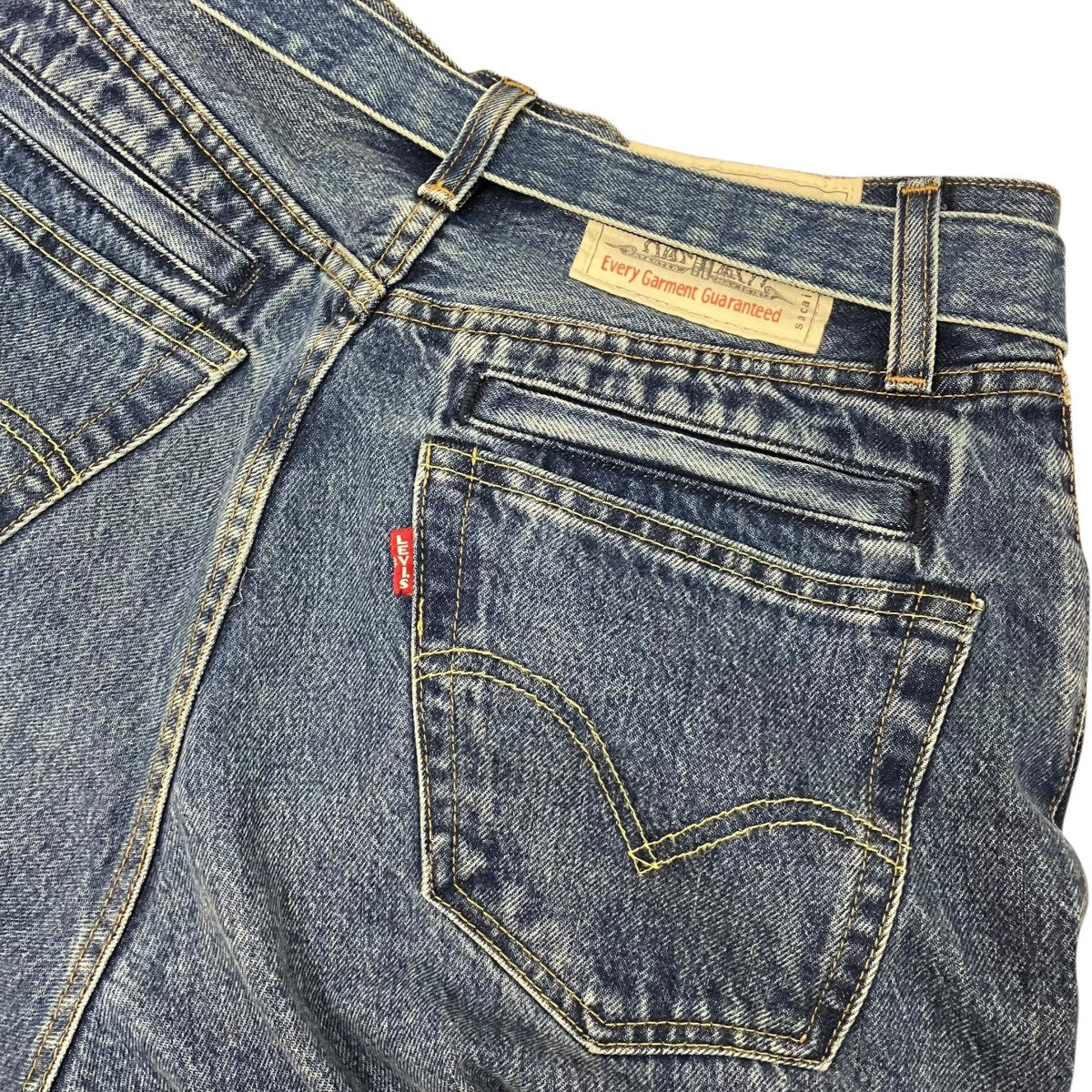sacai×LEVI'S 25SSベルテッドデニムパンツ25-0962S 25-0962S