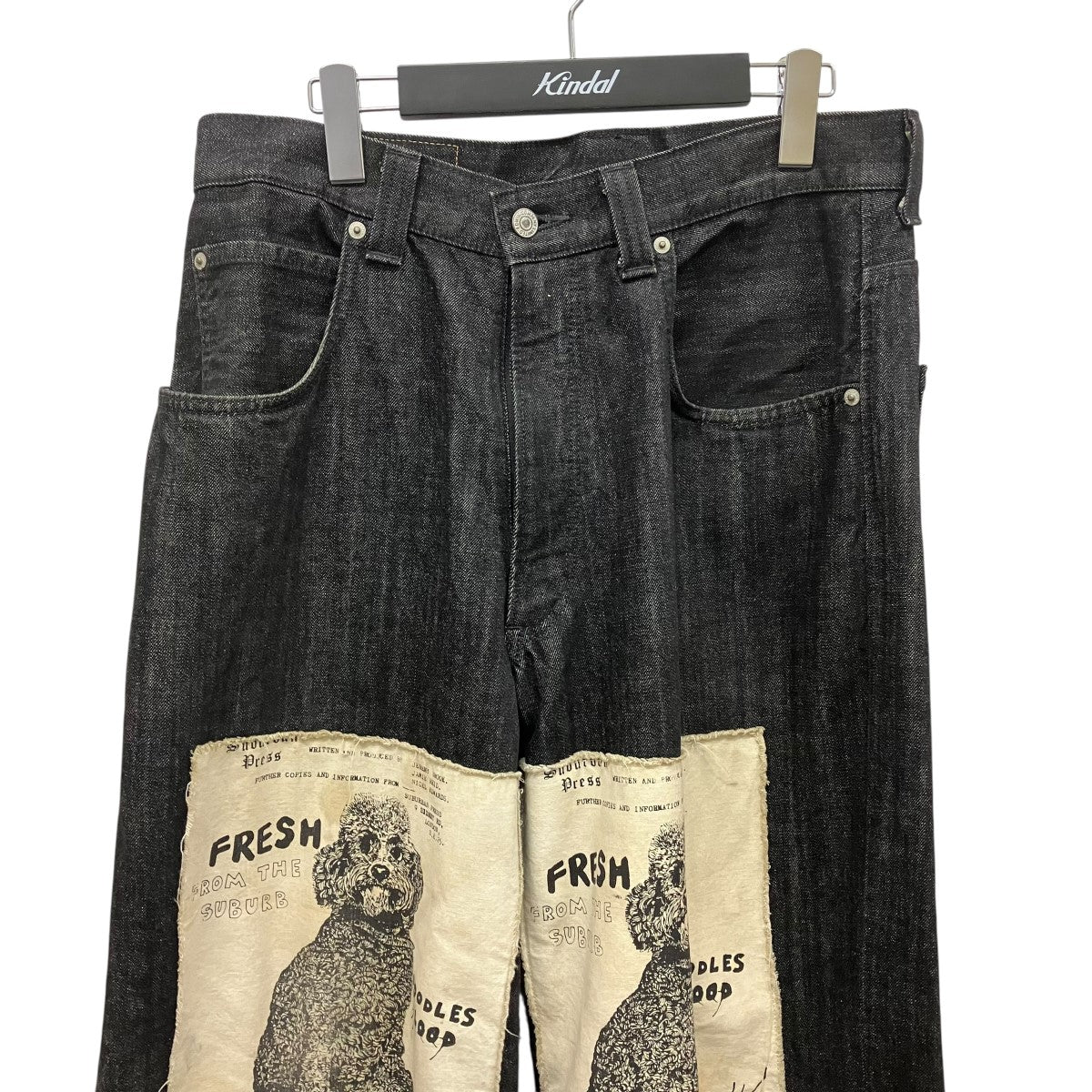 KIDILL×EDWIN×Jamie Reid WIDE STRAIGHT HAKAMAパッチデニムパンツKLED04 古着・中古-3枚目のアイテム画像