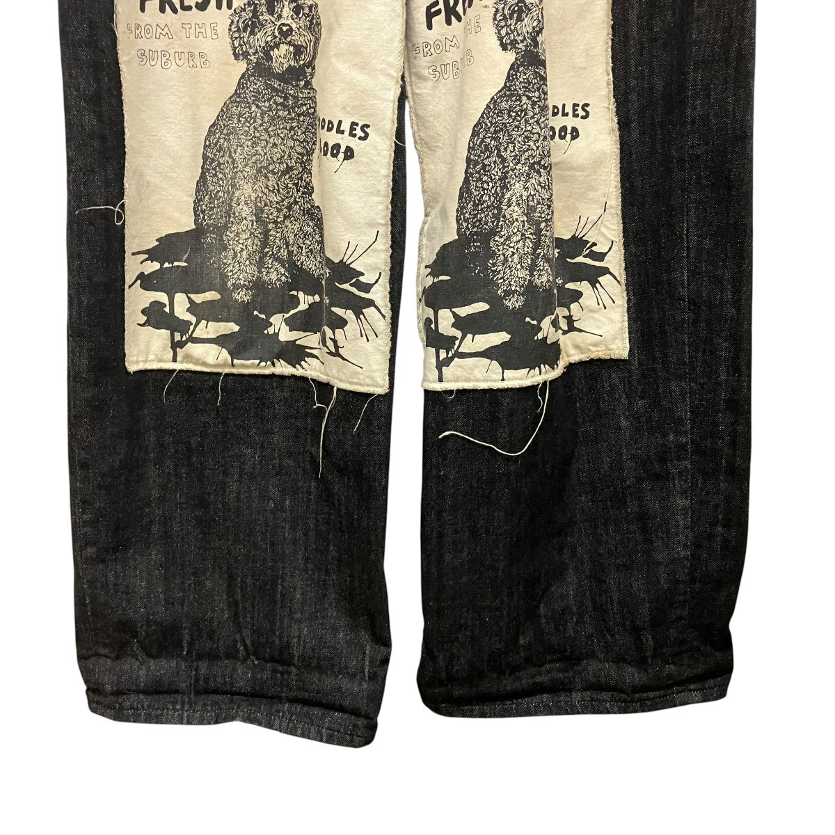 KIDILL×EDWIN×Jamie Reid WIDE STRAIGHT HAKAMAパッチデニムパンツKLED04 古着・中古-4枚目のアイテム画像