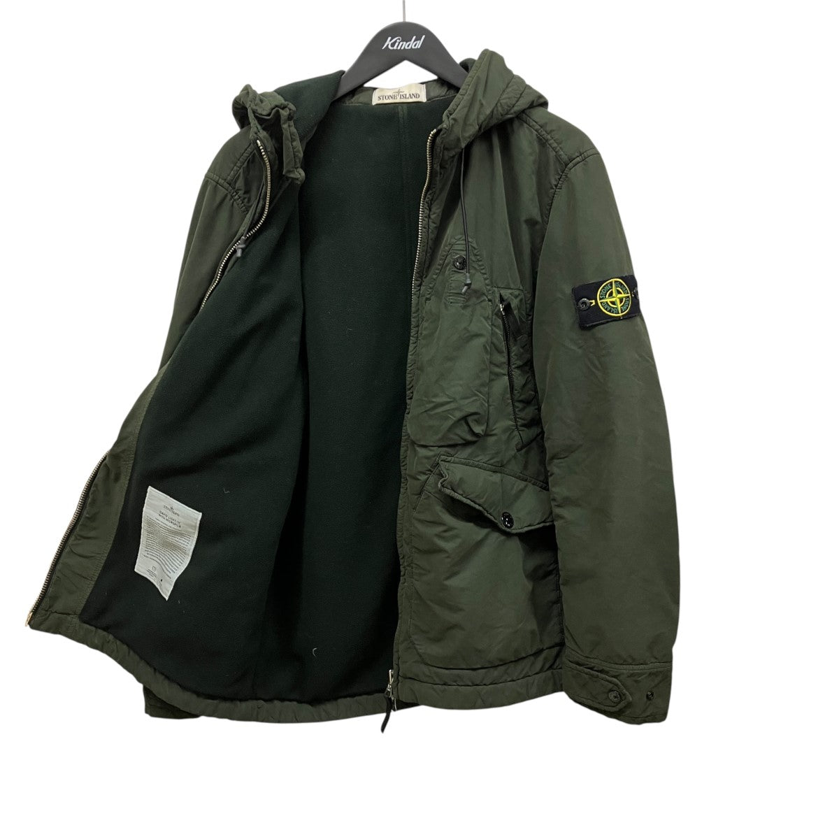STONE ISLAND DAVID LIGHT TC WITH MICROPILEフーデッドジャケット731540931 古着・中古-3枚目のアイテム画像