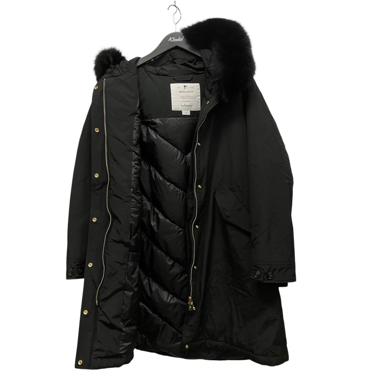 WOOLRICH JOURNAL STANDARD relume別注KEYSTONE PARKAフーデッドダウンコートWWOU0420 古着・中古-3枚目のアイテム画像