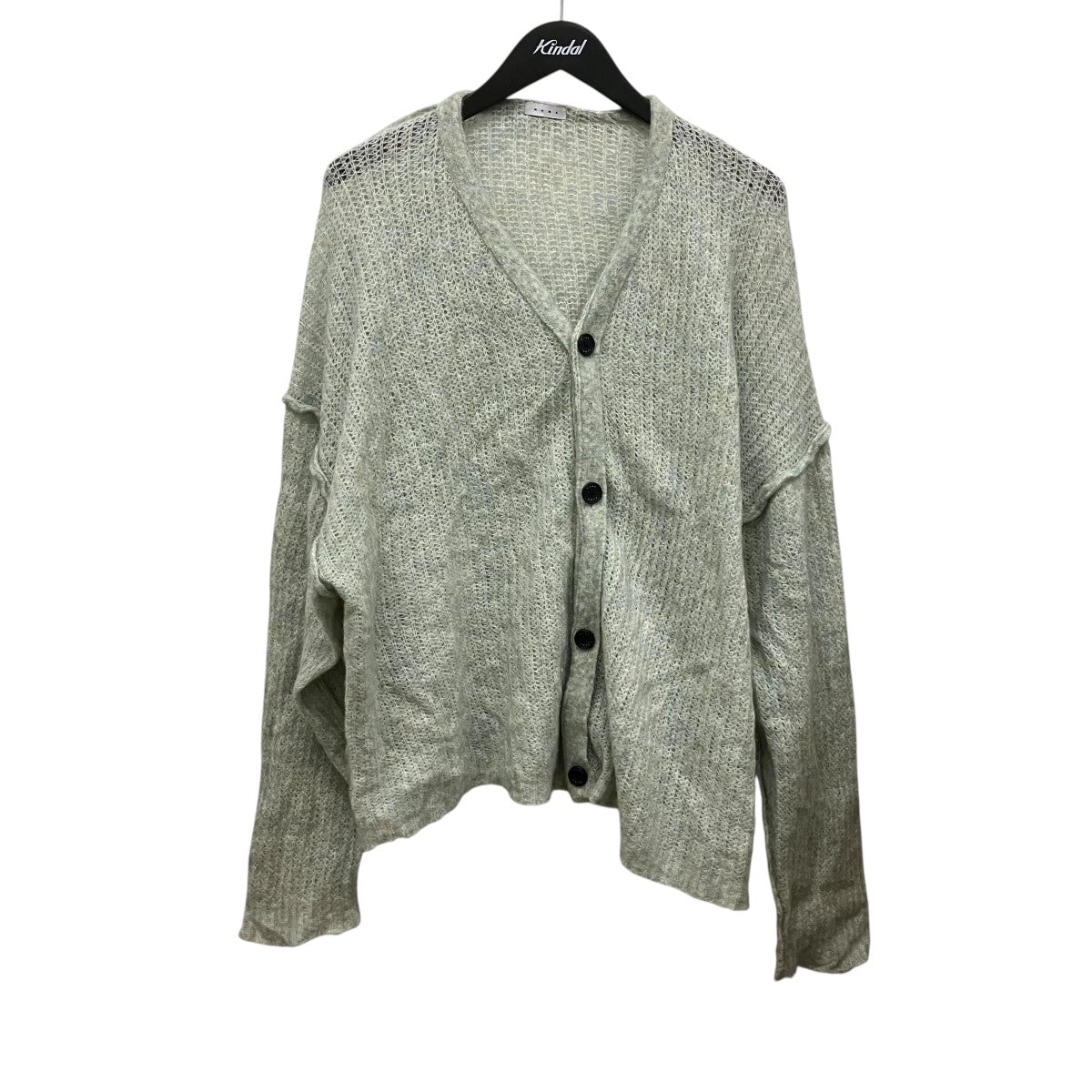 Name． MOHAIR KNIT CARDIGAN ： INSIDE OUTモヘアカーディガンNMKN-008 古着・中古-1枚目のアイテム画像