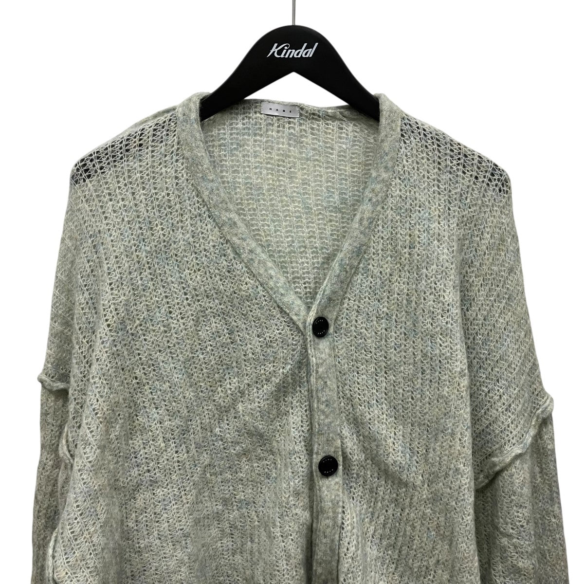 Name． MOHAIR KNIT CARDIGAN ： INSIDE OUTモヘアカーディガンNMKN-008 古着・中古-3枚目のアイテム画像