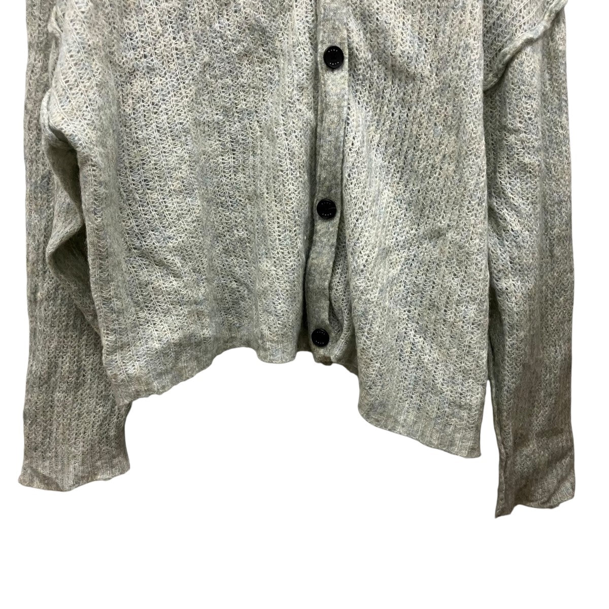Name． MOHAIR KNIT CARDIGAN ： INSIDE OUTモヘアカーディガンNMKN-008 古着・中古-4枚目のアイテム画像