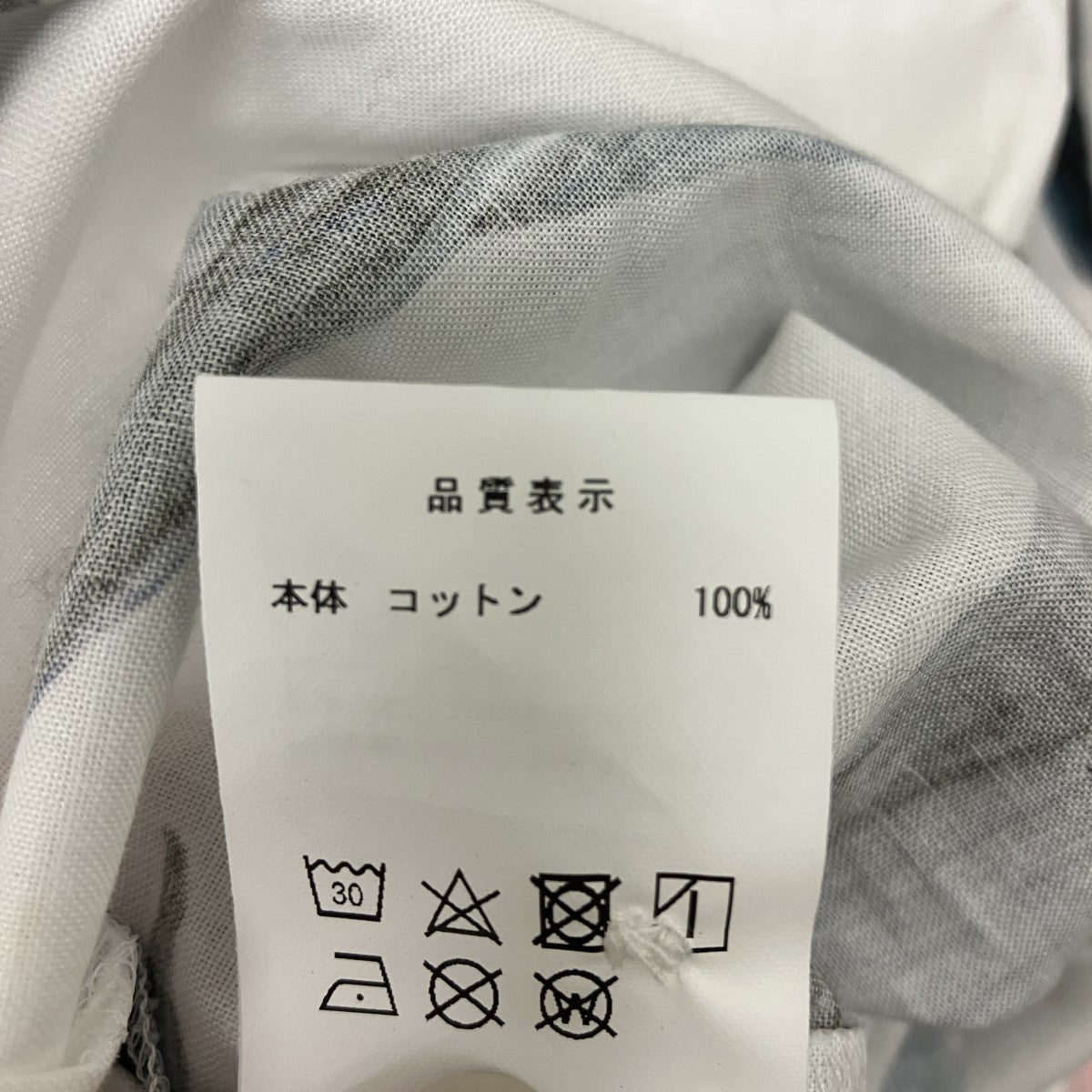 DESCENDANT SEAFARERS TEXTILE SS SHIRTクジラプリントシャツ 古着・中古-6枚目のアイテム画像