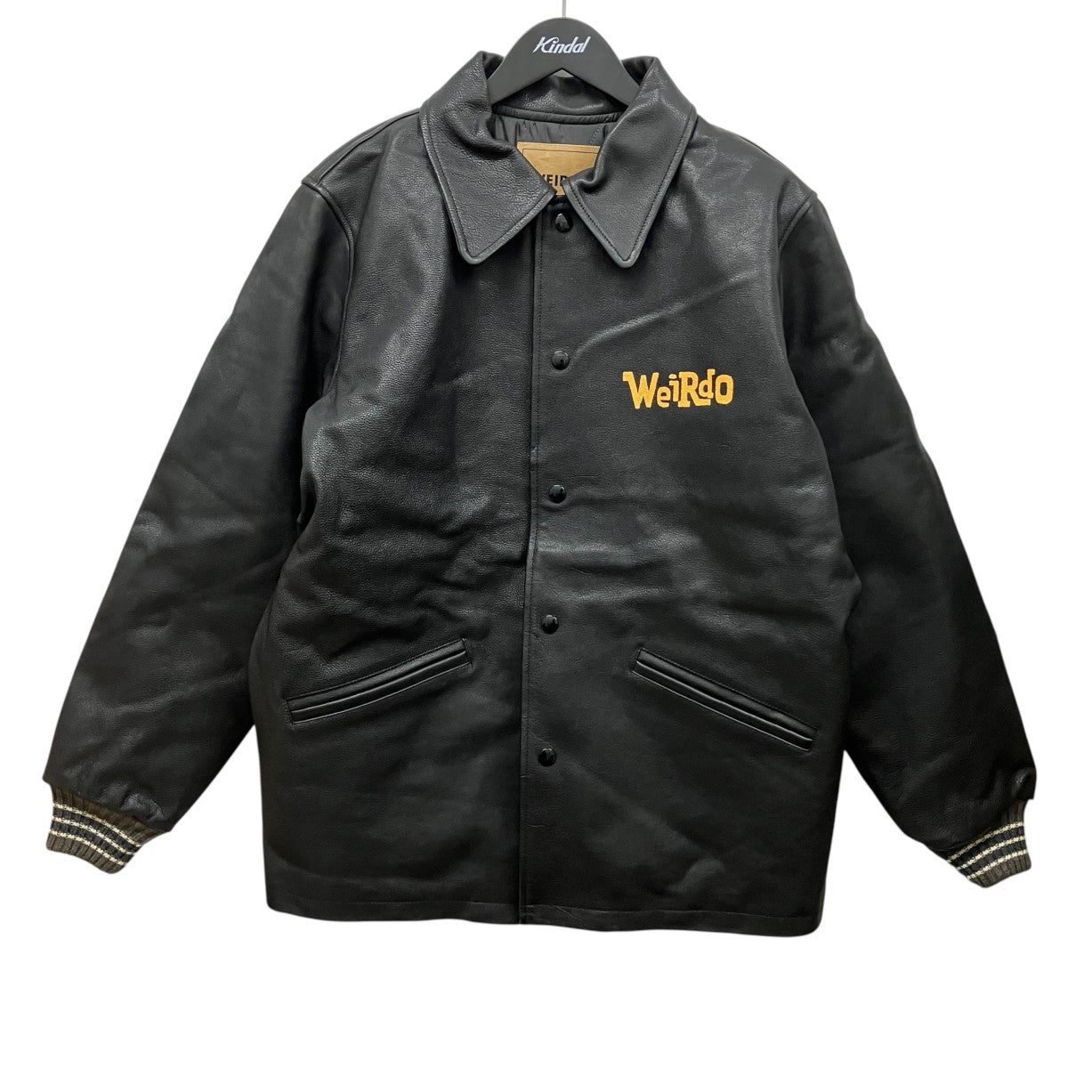 WEIRDO SPUTNIKS - LEATHER PHARAOHオールレザーファラオジャケットWRD-24-AW-01 古着・中古-1枚目のアイテム画像