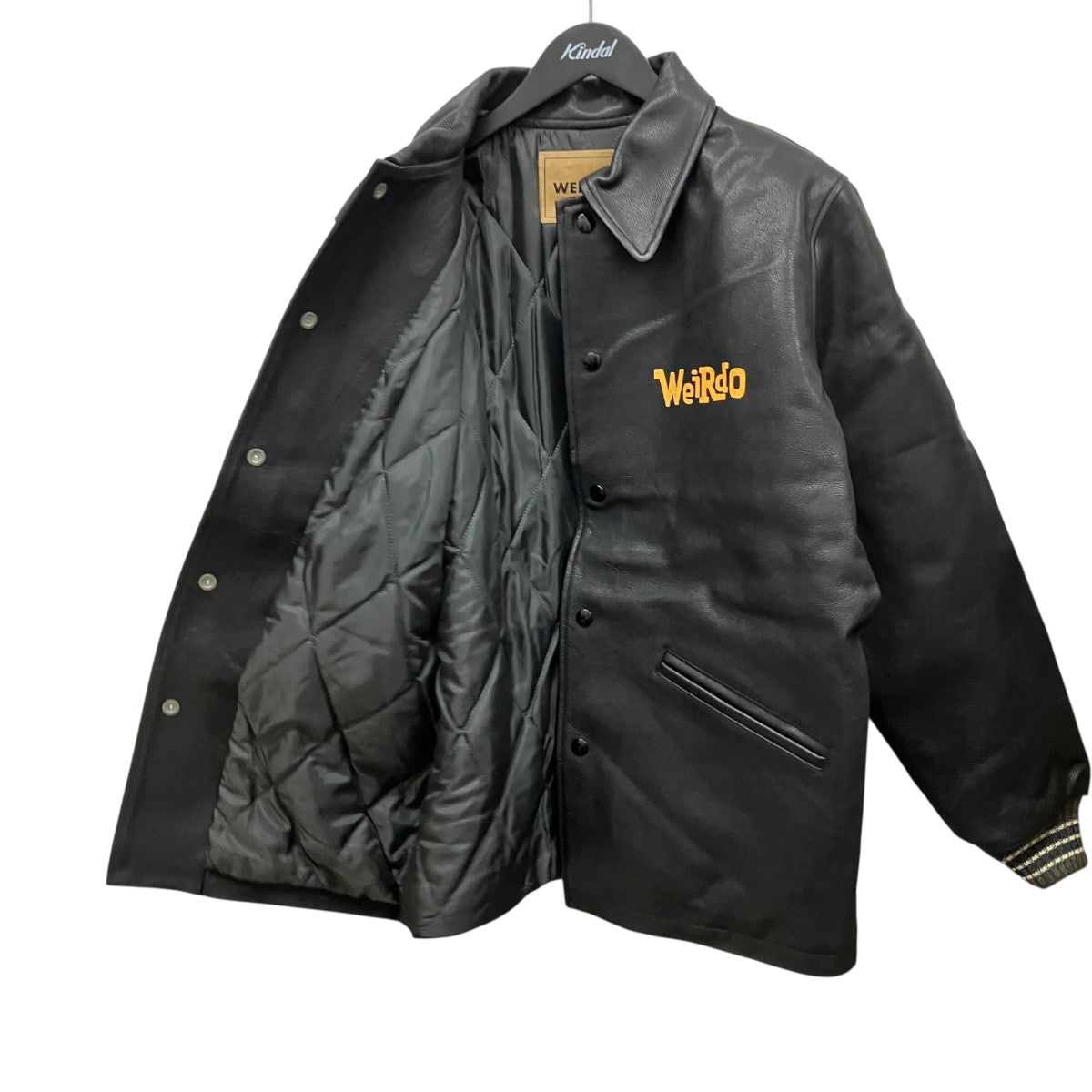 WEIRDO SPUTNIKS - LEATHER PHARAOHオールレザーファラオジャケットWRD-24-AW-01 古着・中古-3枚目のアイテム画像