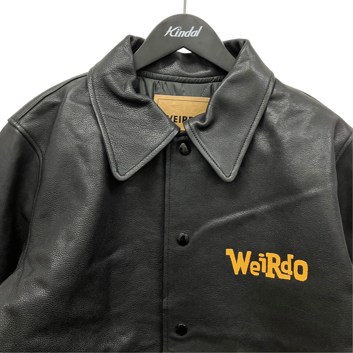 WEIRDO SPUTNIKS - LEATHER PHARAOHオールレザーファラオジャケットWRD-24-AW-01 古着・中古-4枚目のアイテム画像