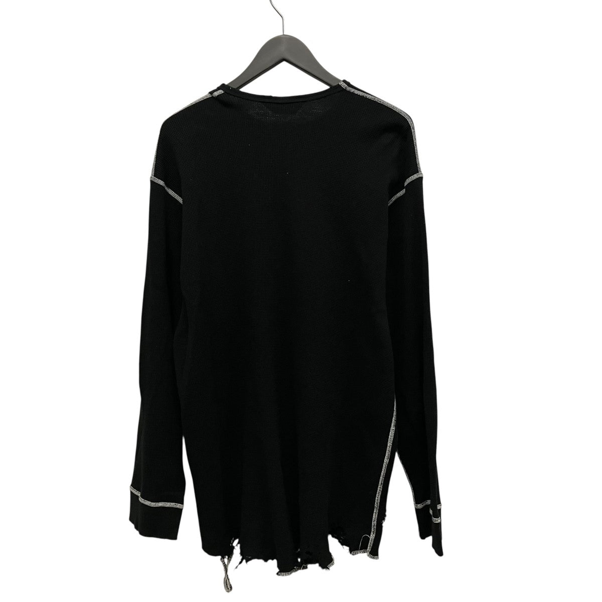 DAMAGE WAFFLE CREW LS T-SHIRTワッフルロングTシャツANC-CT134