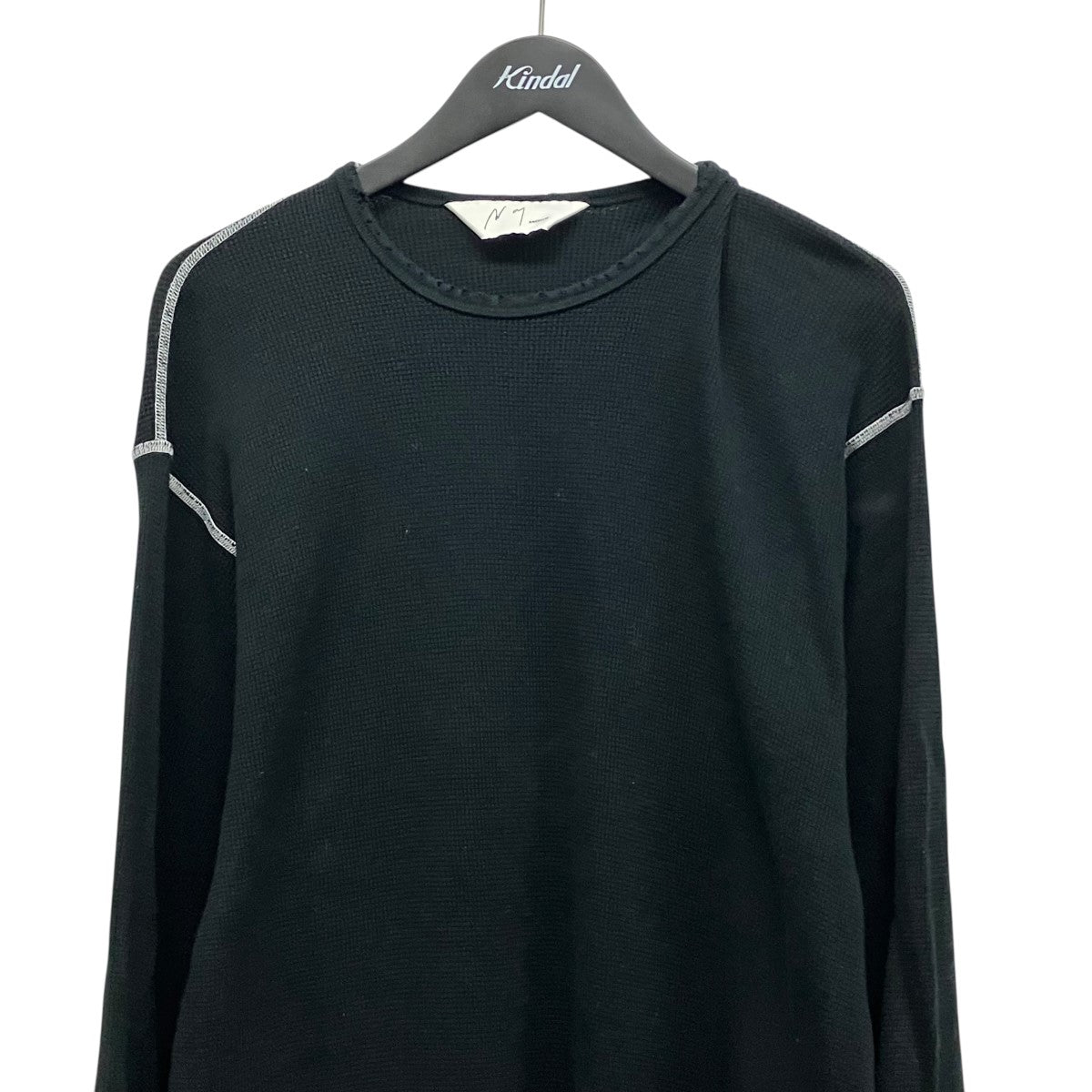 DAMAGE WAFFLE CREW LS T-SHIRTワッフルロングTシャツANC-CT134