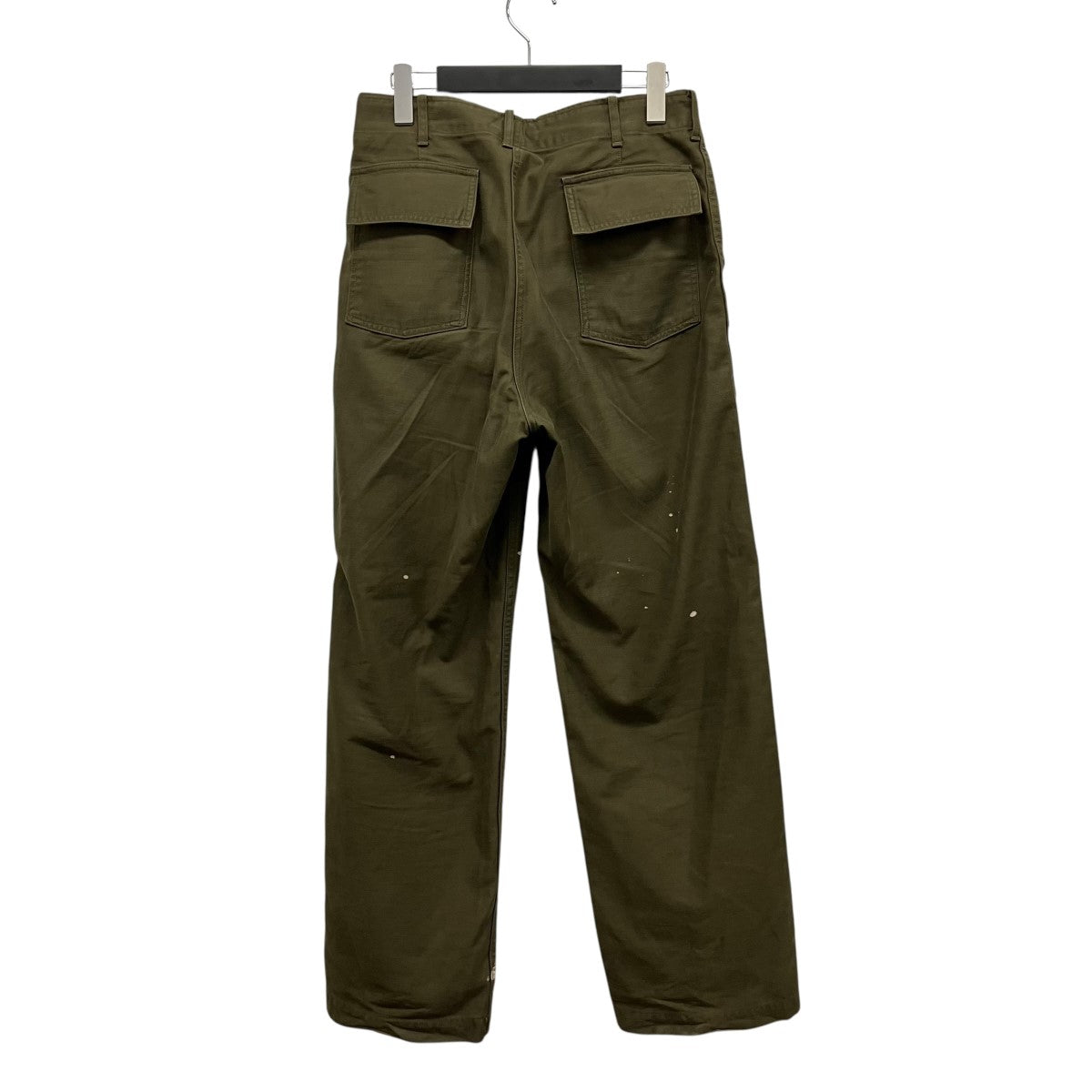 WASHED BAGGY SATIN BLEACHED BAKER PANTSバギーブリーチアウトベイカーパンツA25AP01BP