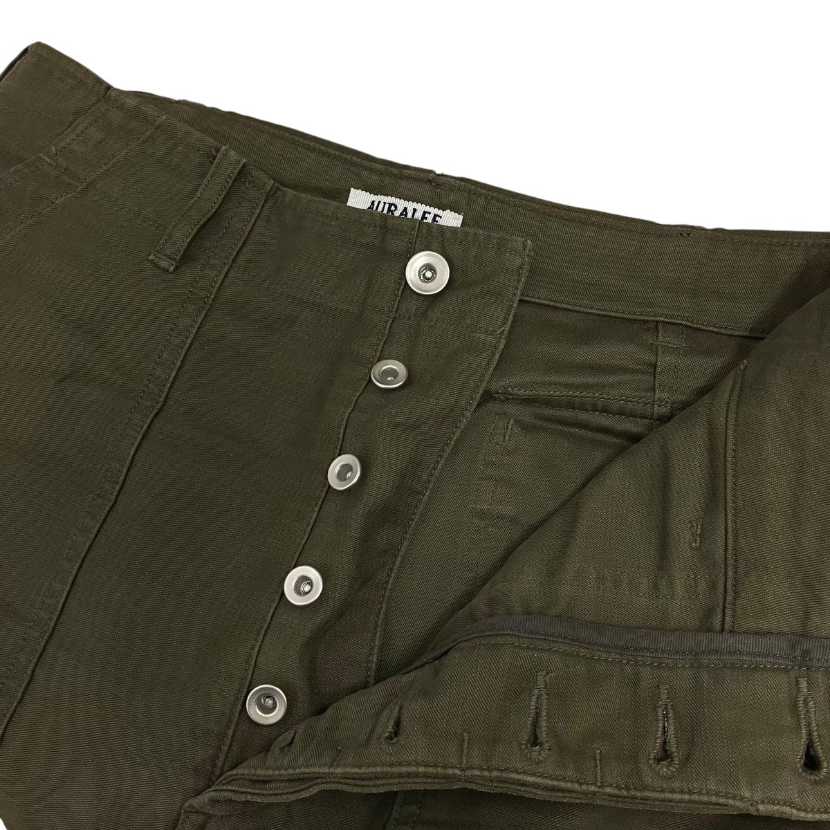 WASHED BAGGY SATIN BLEACHED BAKER PANTSバギーブリーチアウトベイカーパンツA25AP01BP