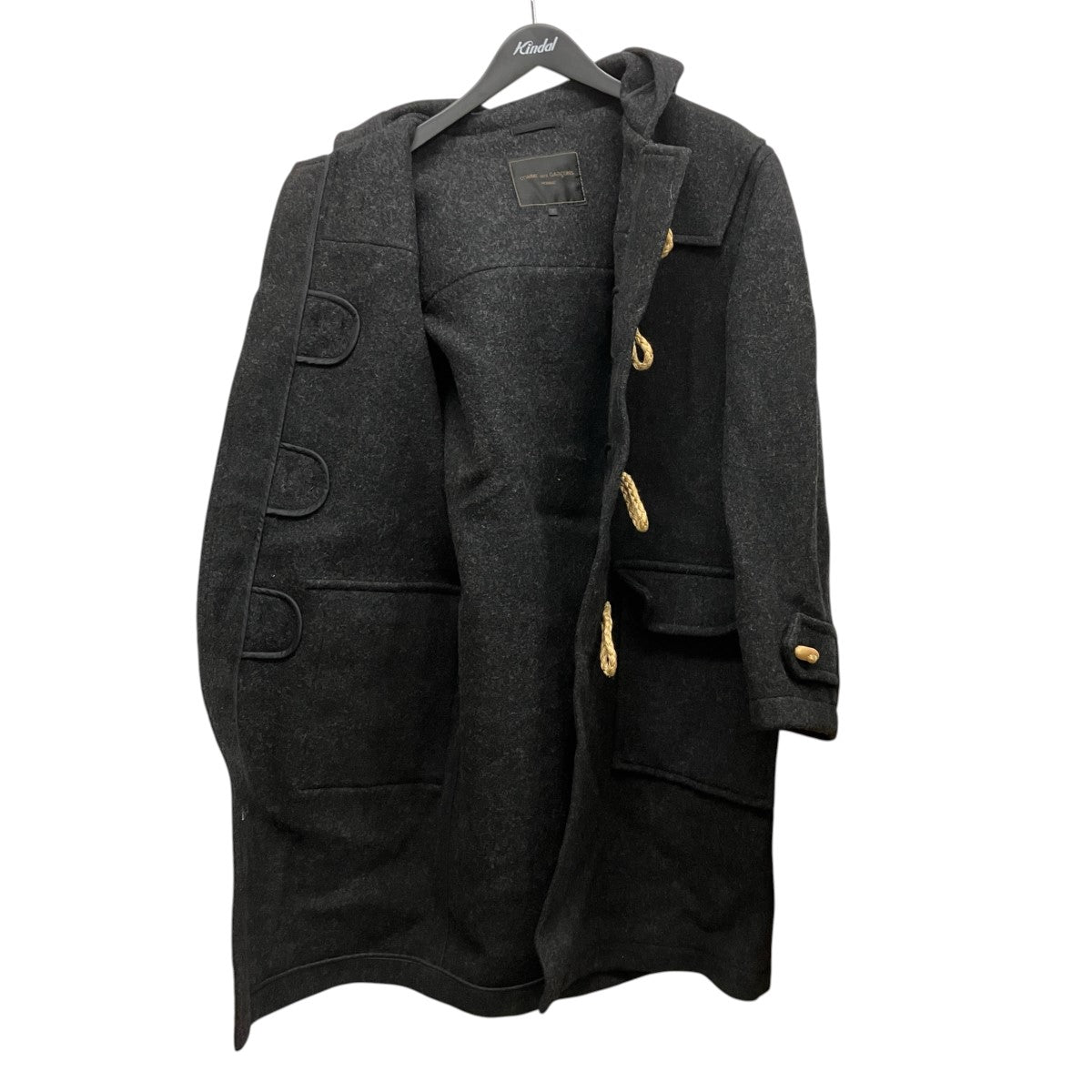 COMME des GARCONS HOMME 01AW田中オムダッフルコートHD-C003 古着・中古-3枚目のアイテム画像